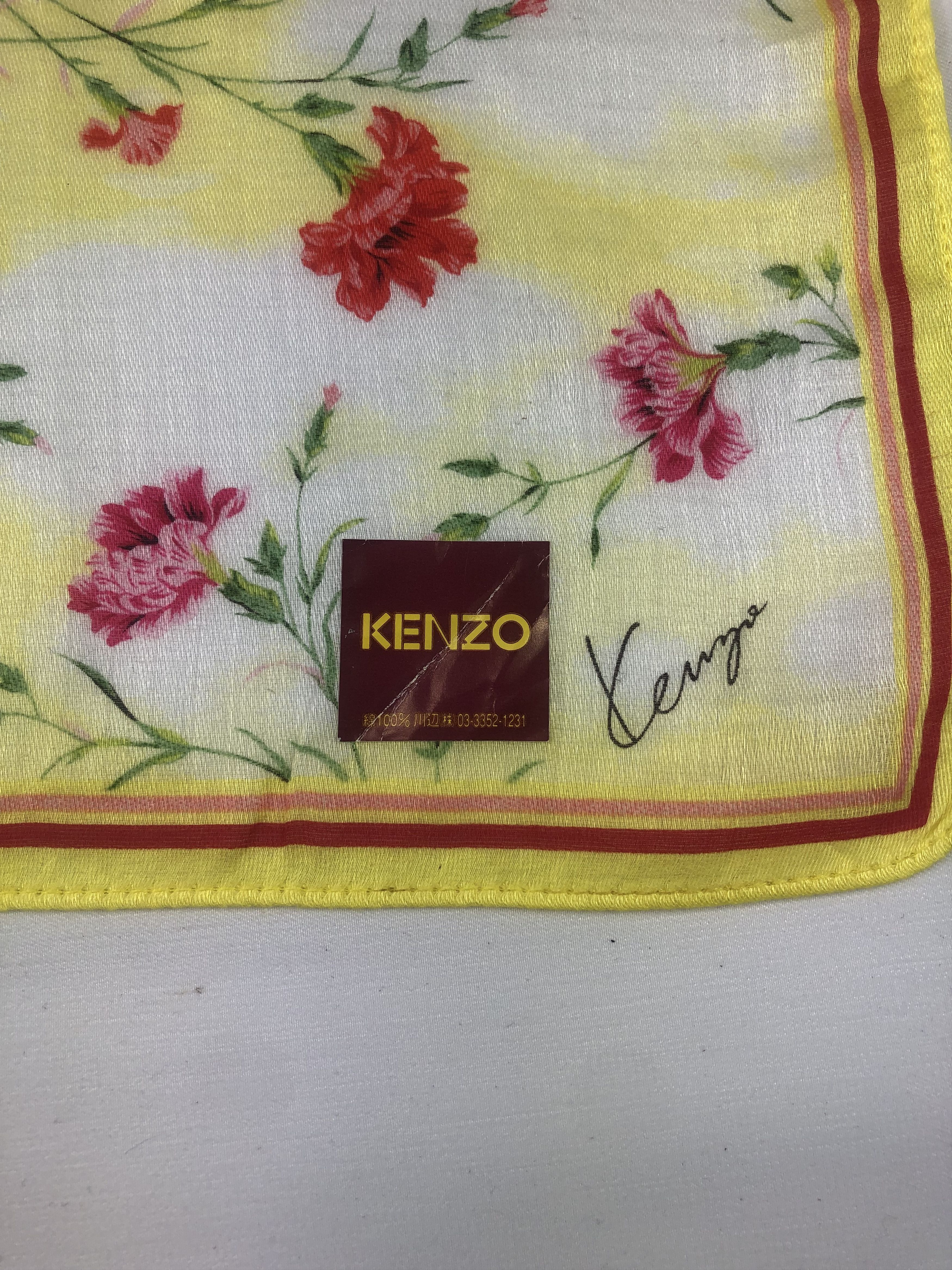 Kenzo × Vintage Kenzo Handkerchief / Bandana / Neckerchief Size ONE SIZE - 5 Thumbnail