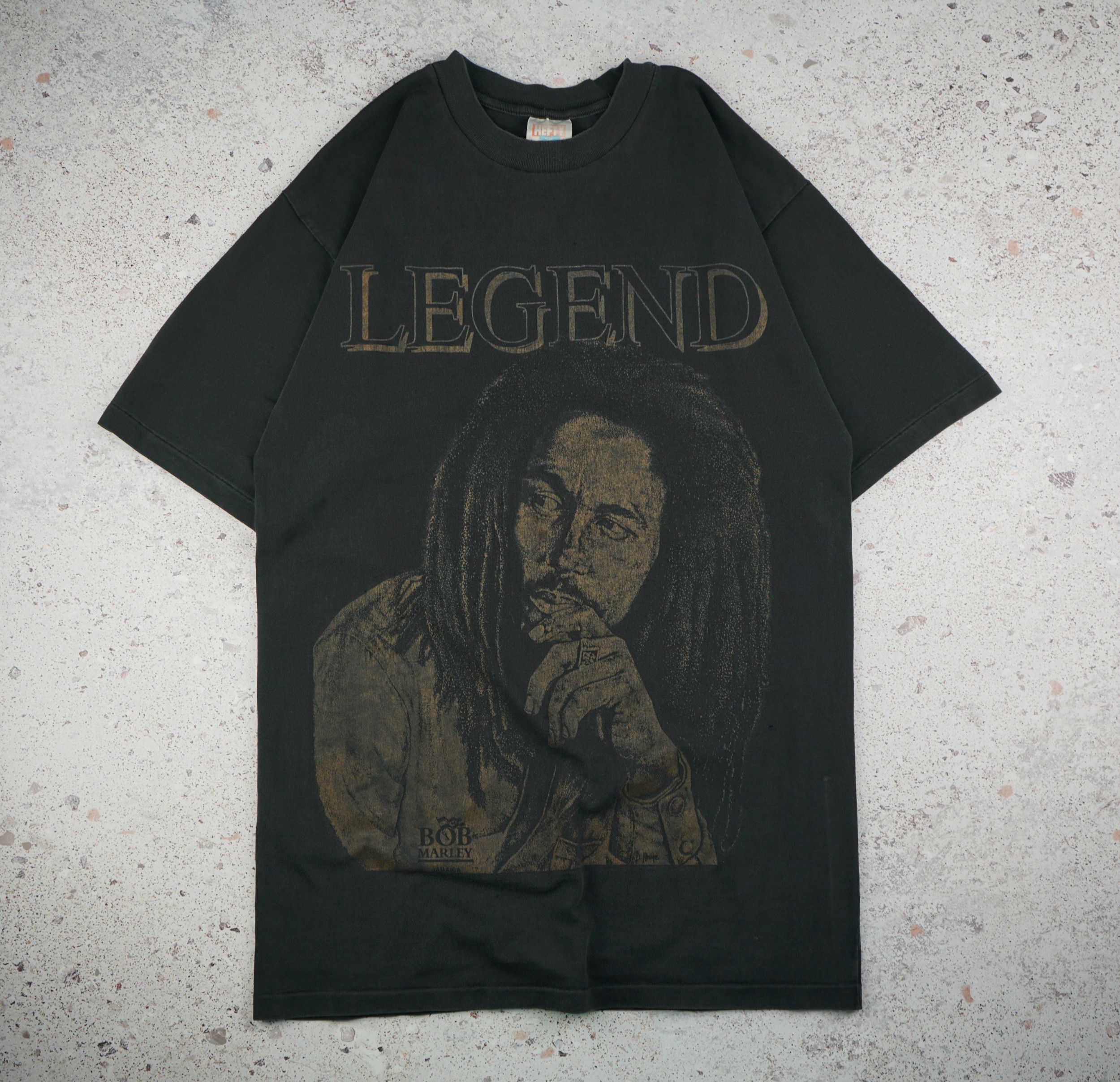 Band Tees × Bob Marley × Vintage Vintage Legend Bob Marley T Shirt Size US M / EU 48-50 / 2 - 1 Thumbnail