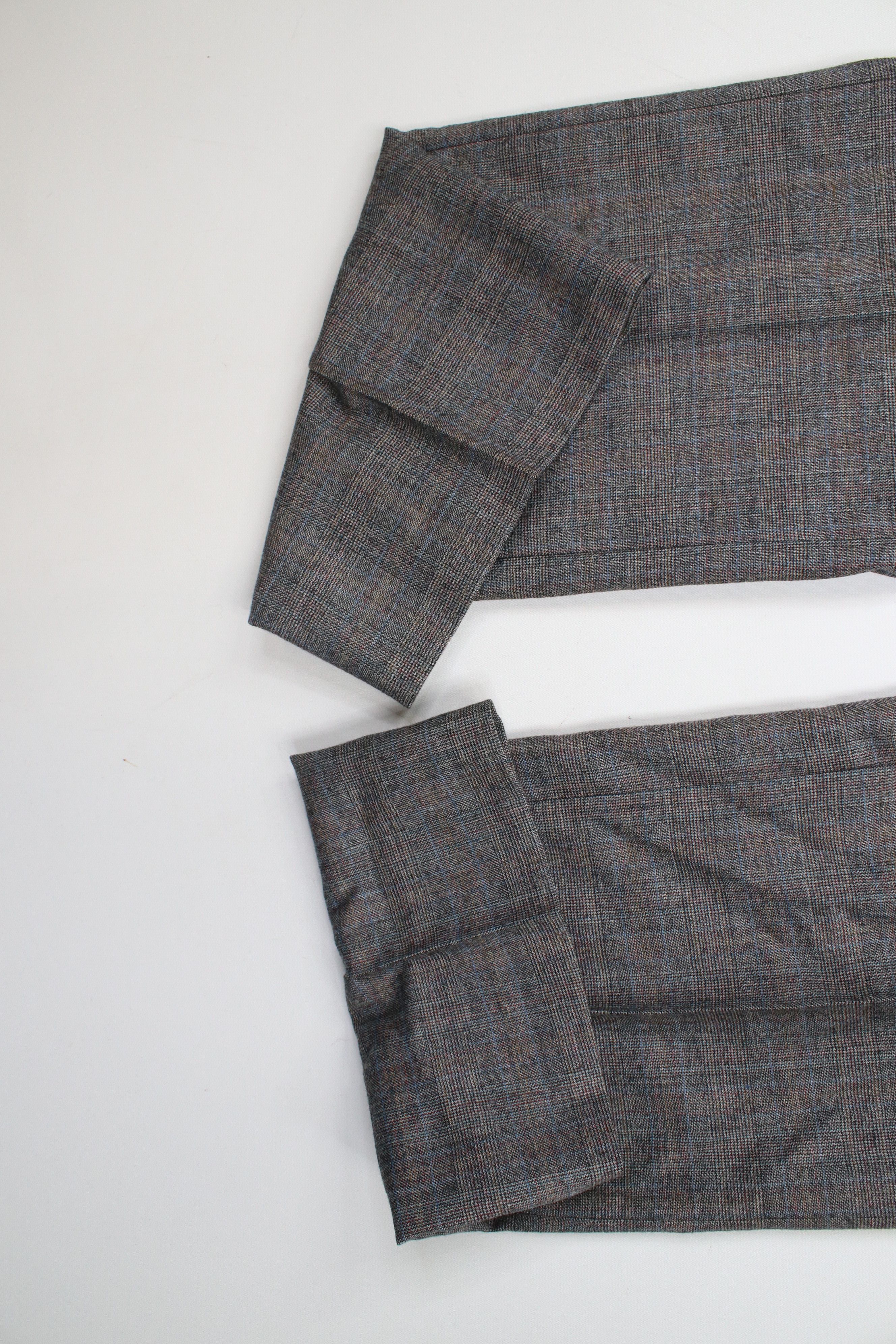 Vintage Vintage 70s Streetwear Flared Wide Leg Chino Pants Plaid USA Size US 34 / EU 50 - 5 Thumbnail