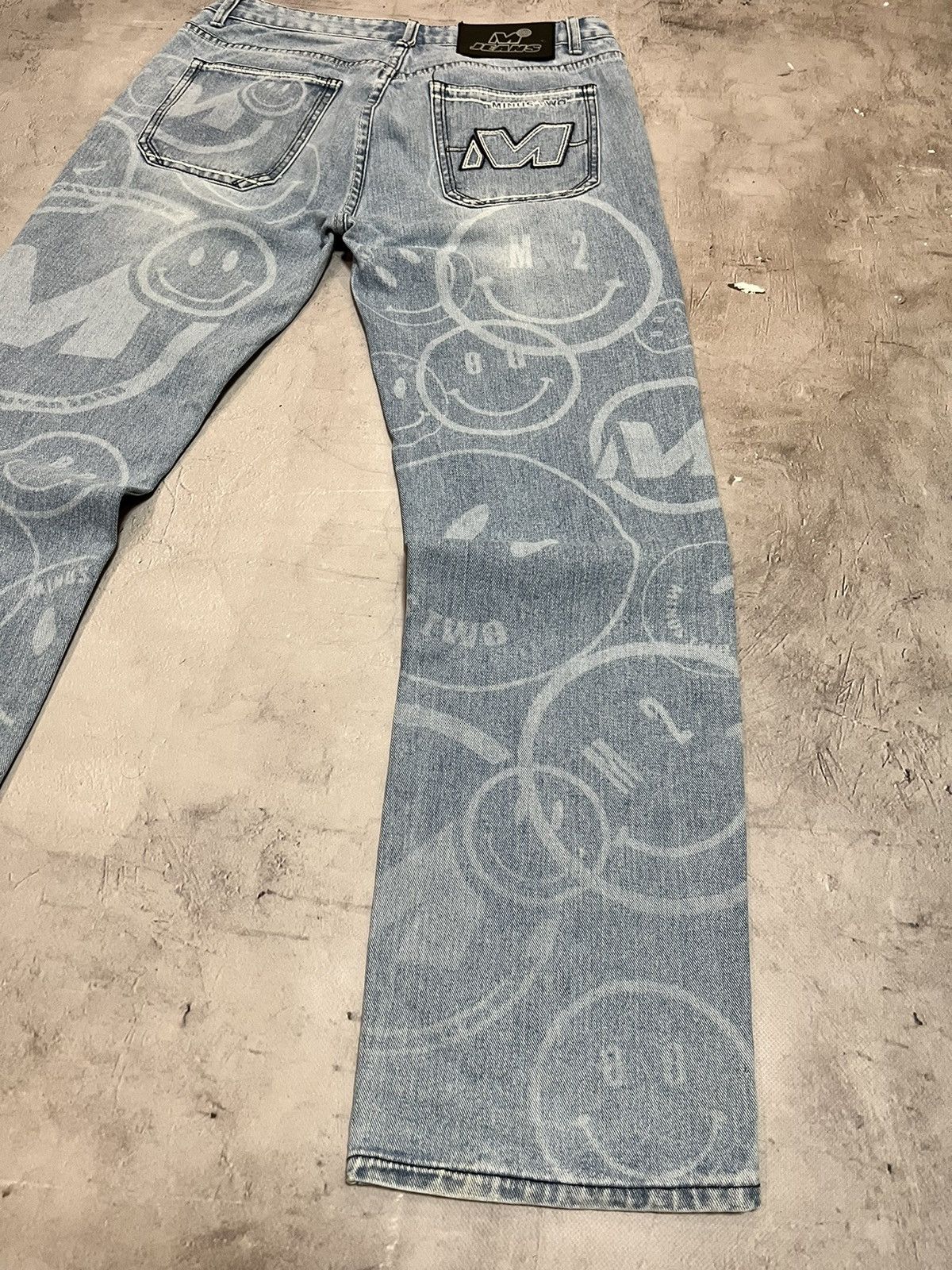 Designer Minus Two Denim Pants Smile Jeans Size US 33 - 5 Thumbnail