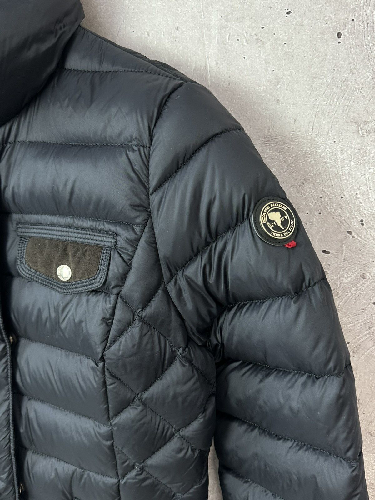 Other Cape Horn Quilted Black Puffer Down Wome’s Zip Jacket Size M / US 6-8 / IT 42-44 - 3 Thumbnail