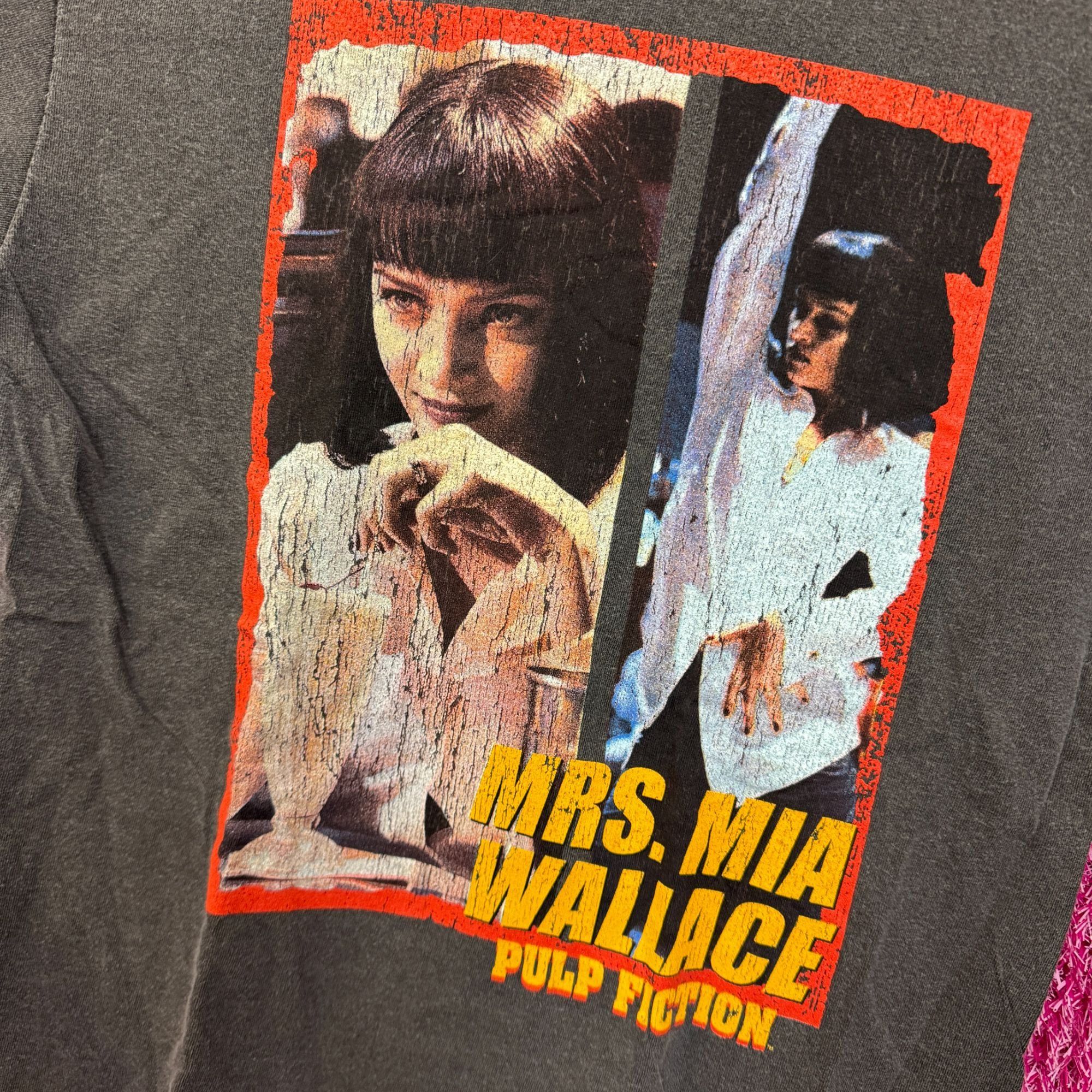 Other Pulp Fiction Mrs Mia Wallace Dance Date Poster Movie Tee M Size US M / EU 48-50 / 2 - 4 Thumbnail
