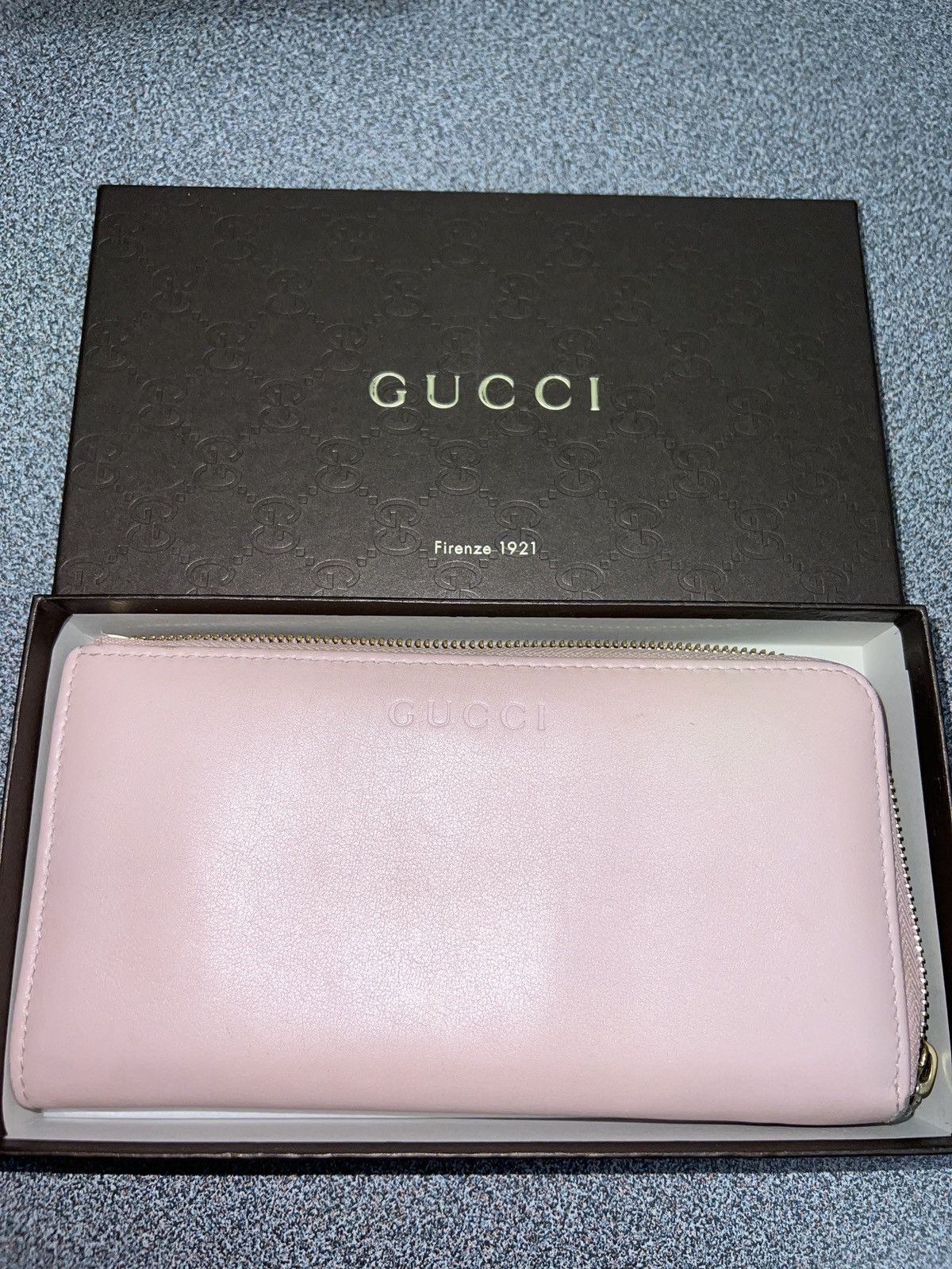 image of Gucci Long Wallet in Pink, Women's