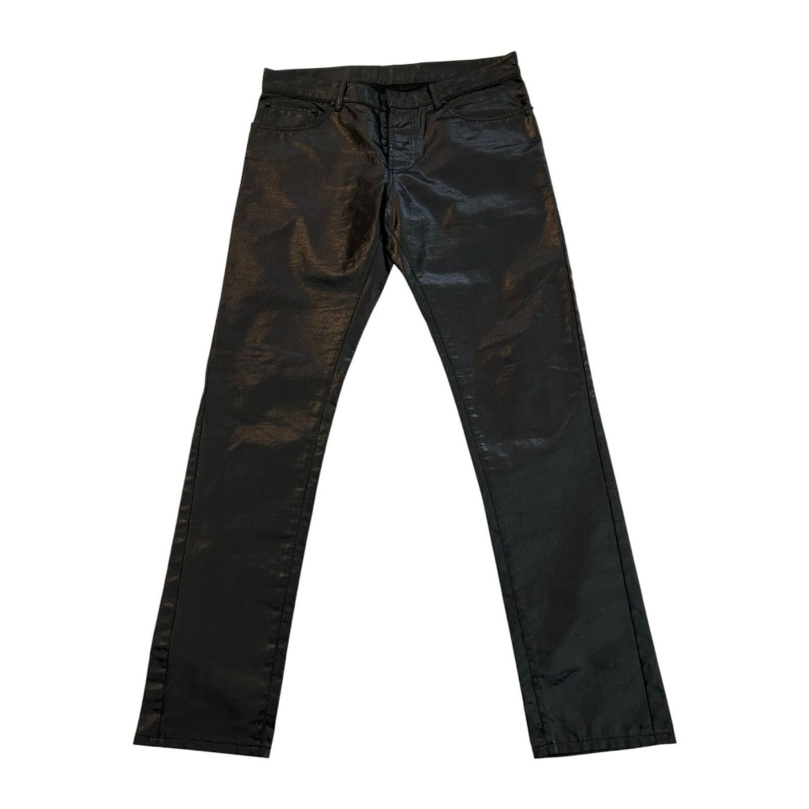 Balenciaga Waxed/Coated Jeans | Grailed