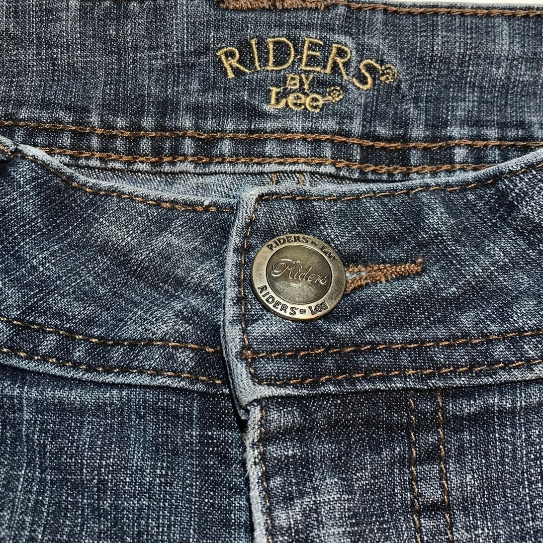 Lee Riders By Lee Blue Denim Mid-Rise Bermuda Jean Shorts 14M Size 36" / US 14 / IT 50 - 3 Thumbnail