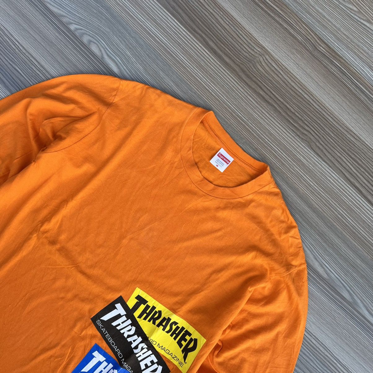 Supreme × Thrasher Supreme x Thrasher Multi Logo Long-Sleeve Tshirt Size US M / EU 48-50 / 2 - 2 Thumbnail