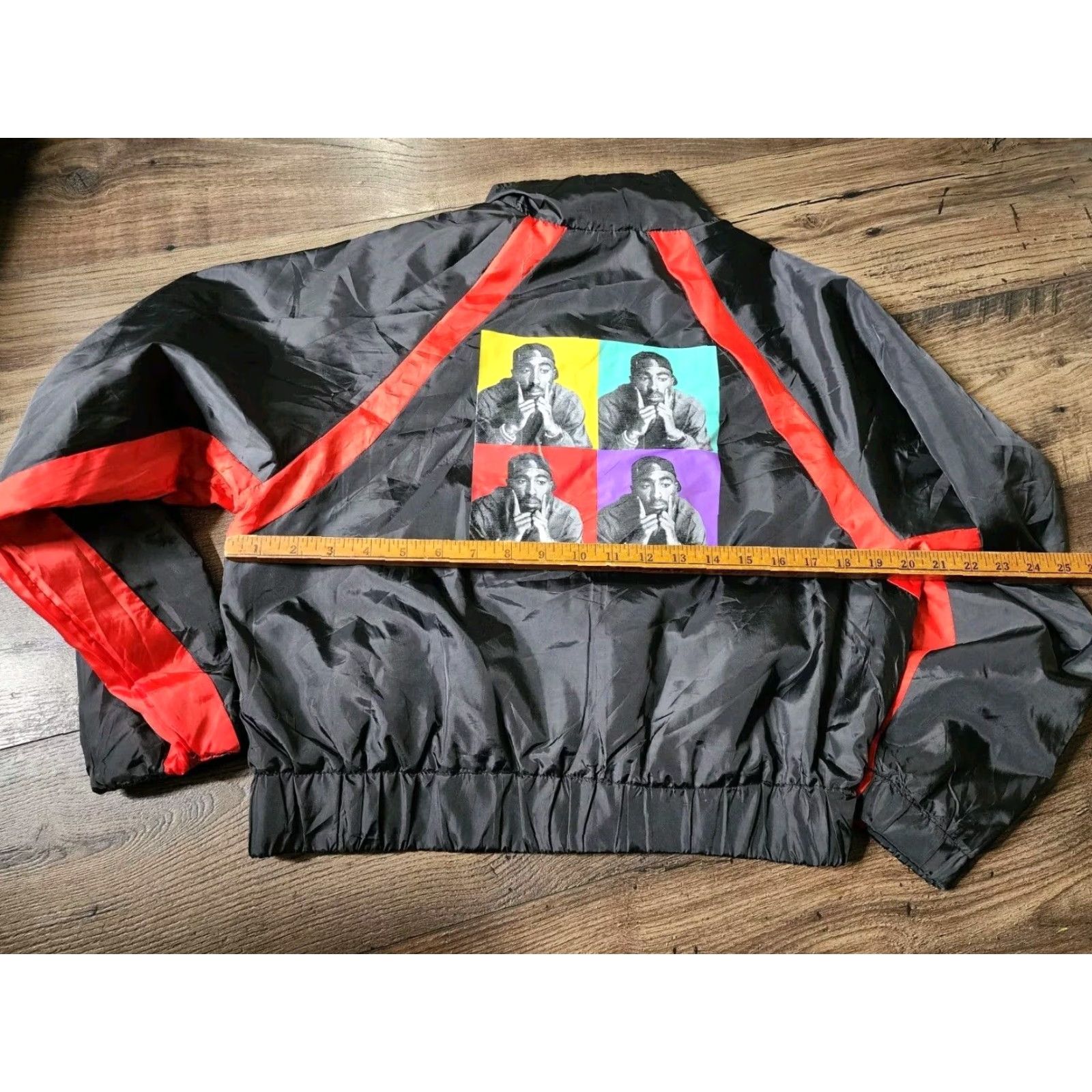 Vintage Womens S Pac Poetic Justice Oversized Windbreaker Jacket Double Sided Size S / US 4 / IT 40 - 2 Thumbnail