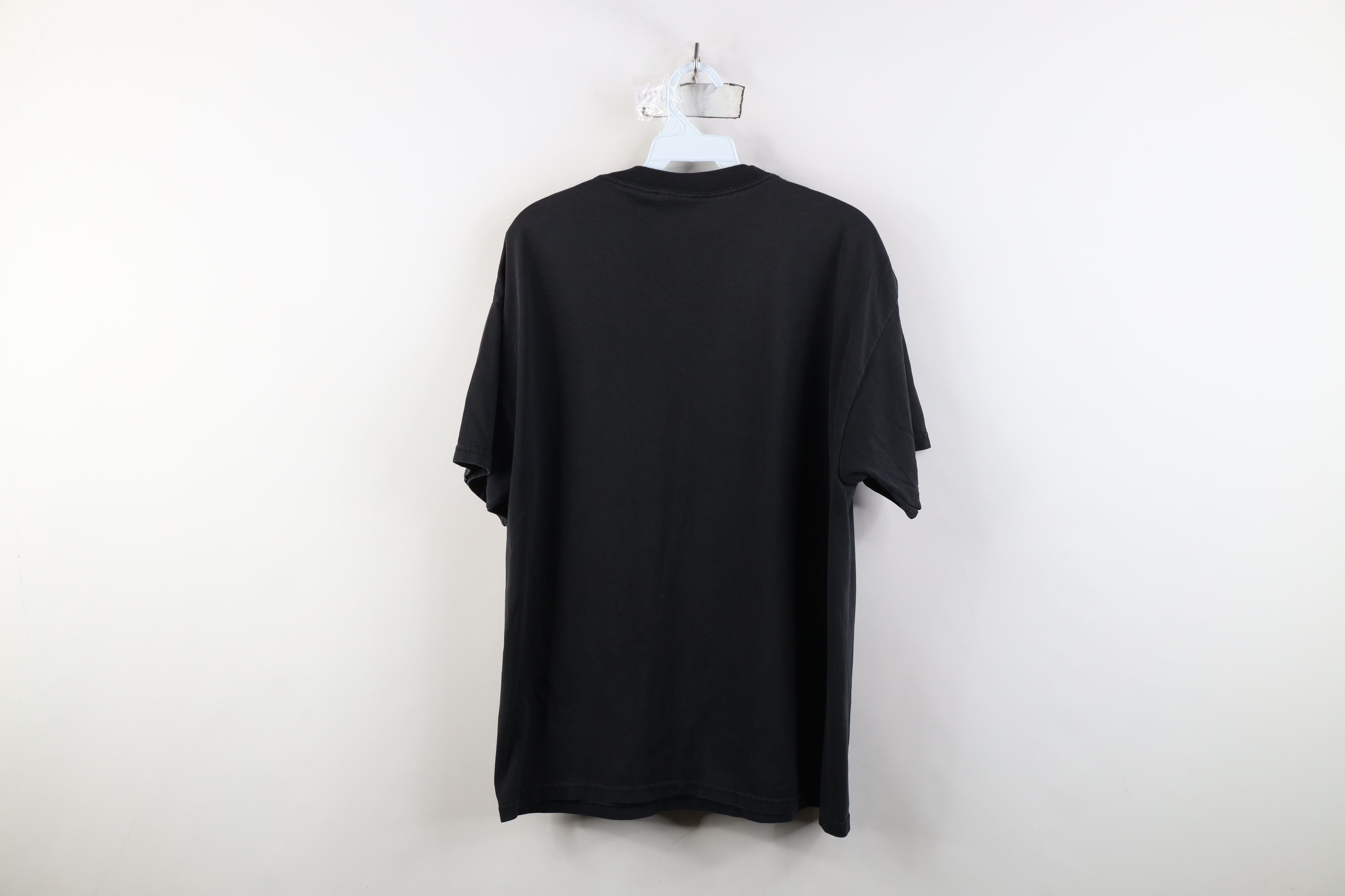 Hanes Vintage 90s Y2K Hanes Heavyweight Short Sleeve T-Shirt Black Size US L / EU 52-54 / 3 - 10 Thumbnail