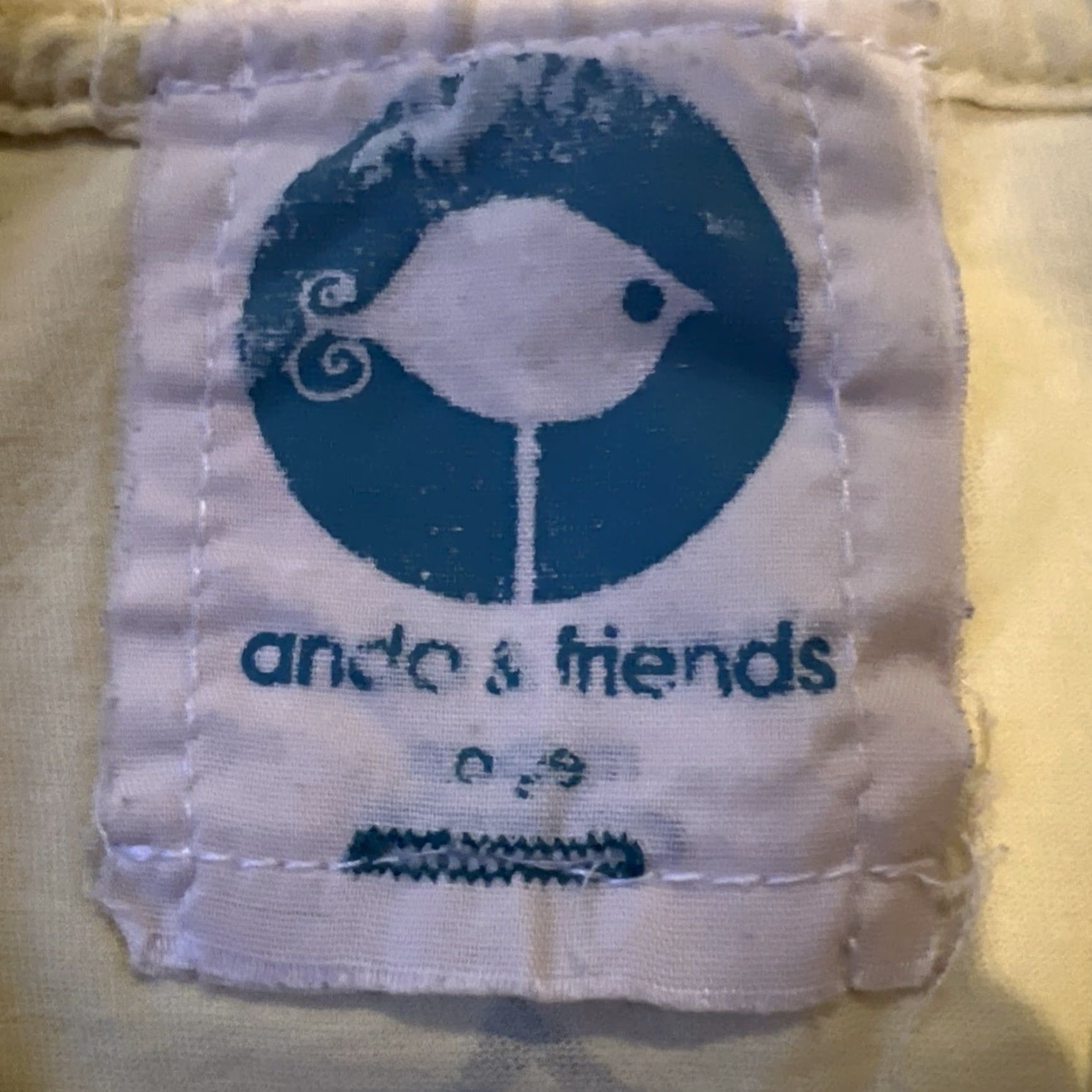 Logo 7 VINTAGE Ando & Friends Shirt Surfing Fish Logo Yellow L Mens Short Sleeve Crew Neck Double-Sided Limited Edition Size US L / EU 52-54 / 3 - 5 Thumbnail