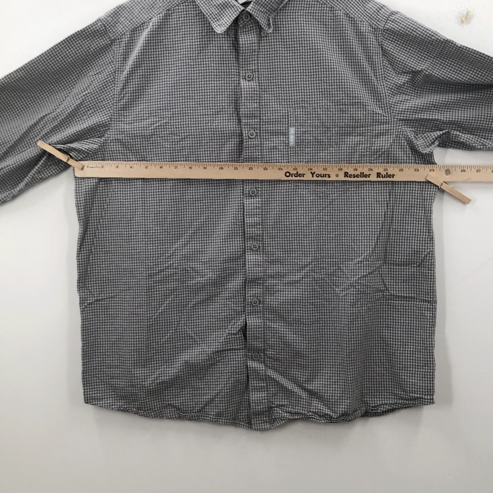 Vintage Columbia Mens Black Long Sleeve Check Pockets Casual Button Up Shirt Size XL Size US XL / EU 56 / 4 - 2 Thumbnail