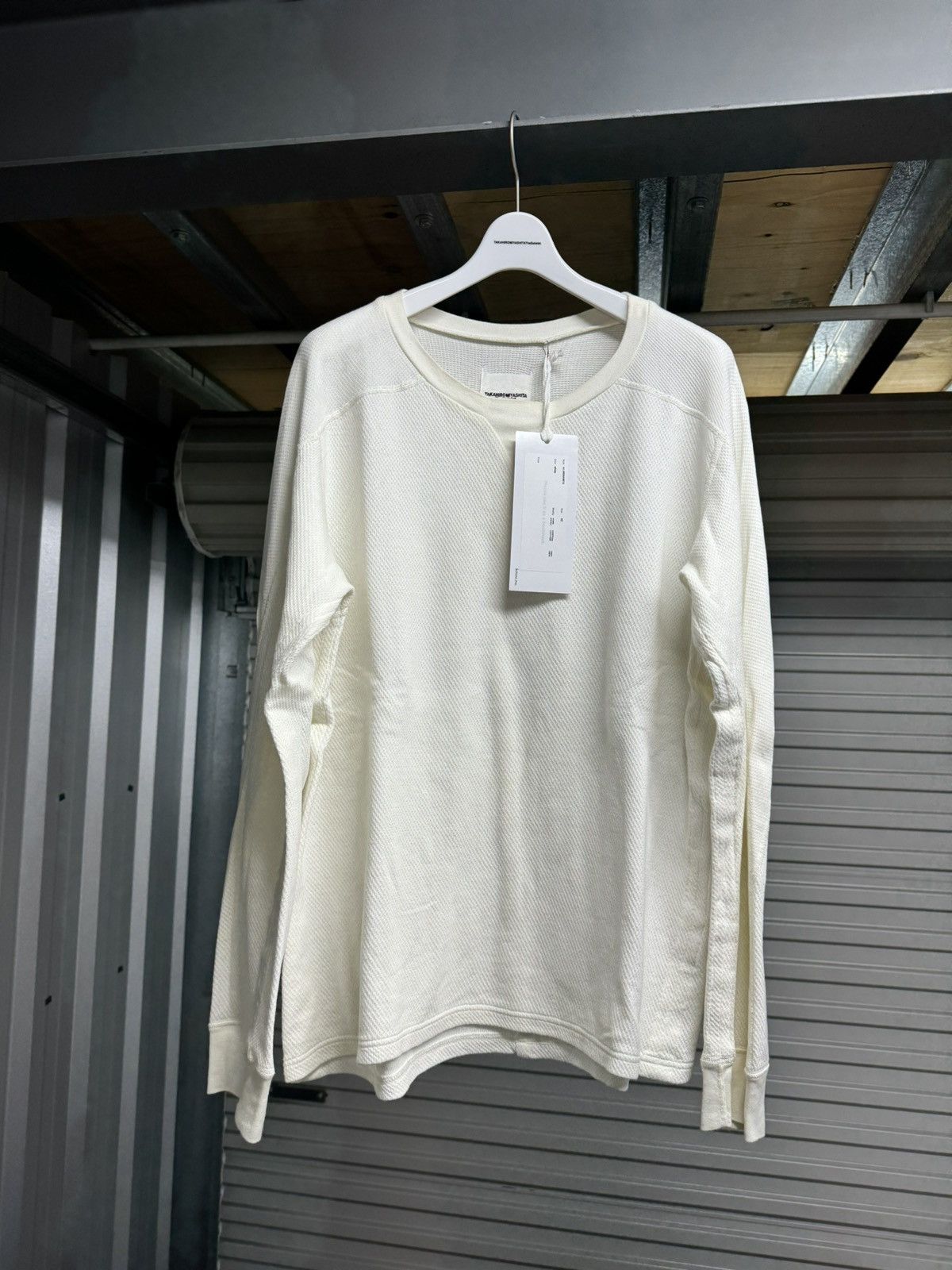image of Takahiromiyashita The Soloist Takahiromiyashitathesoloist. Underwear Tee White Size52 Aw15 (Size La