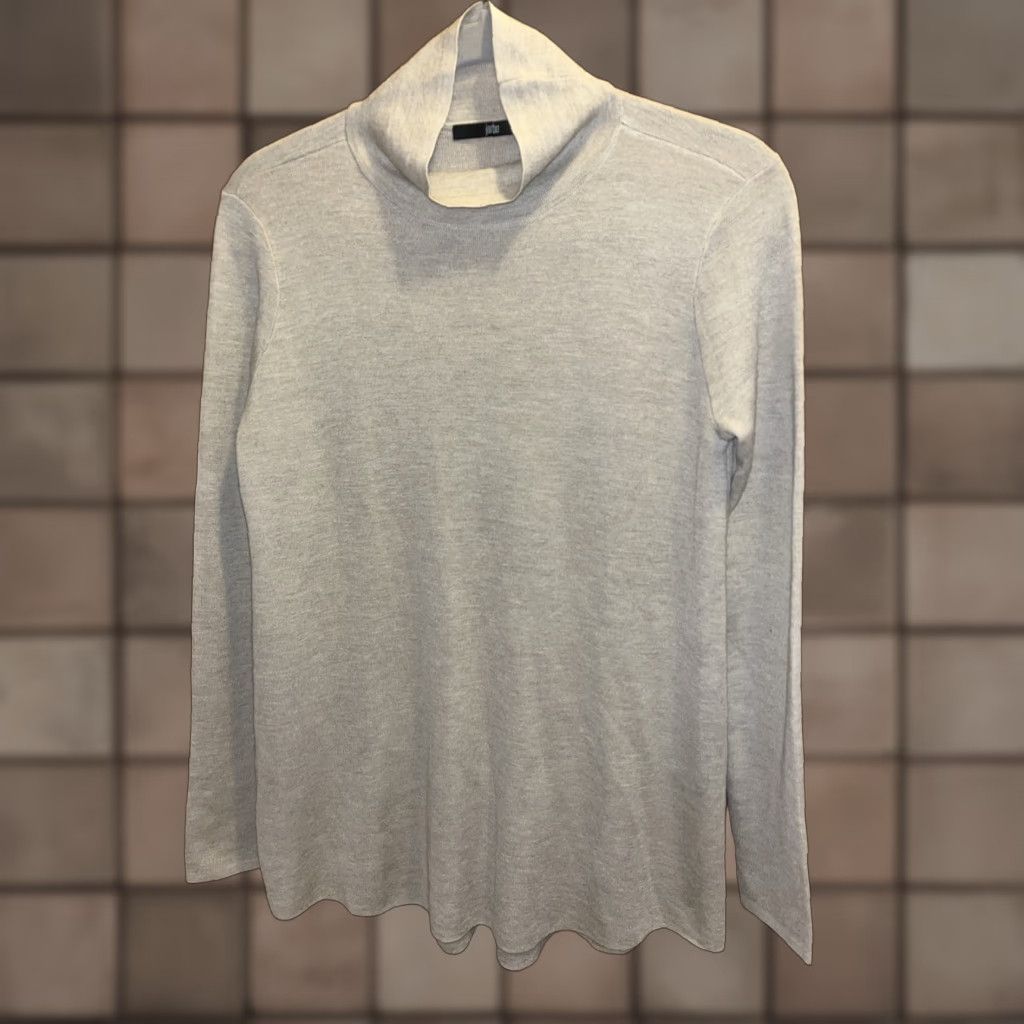 Vintage VINTAGE Jarbo 100% Merino Wool Sweater XS Beige High Neck Long Sleeve Classic Womens Size XS / US 0-2 / IT 36-38 - 1 Thumbnail