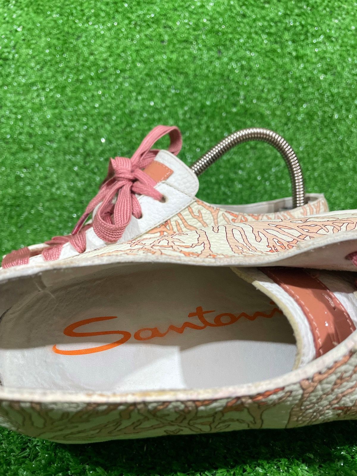 Santoni Santoni Women Casual Lightweight Leather Italy Shoes Size 38 Size US 8 / IT 38 - 9 Thumbnail