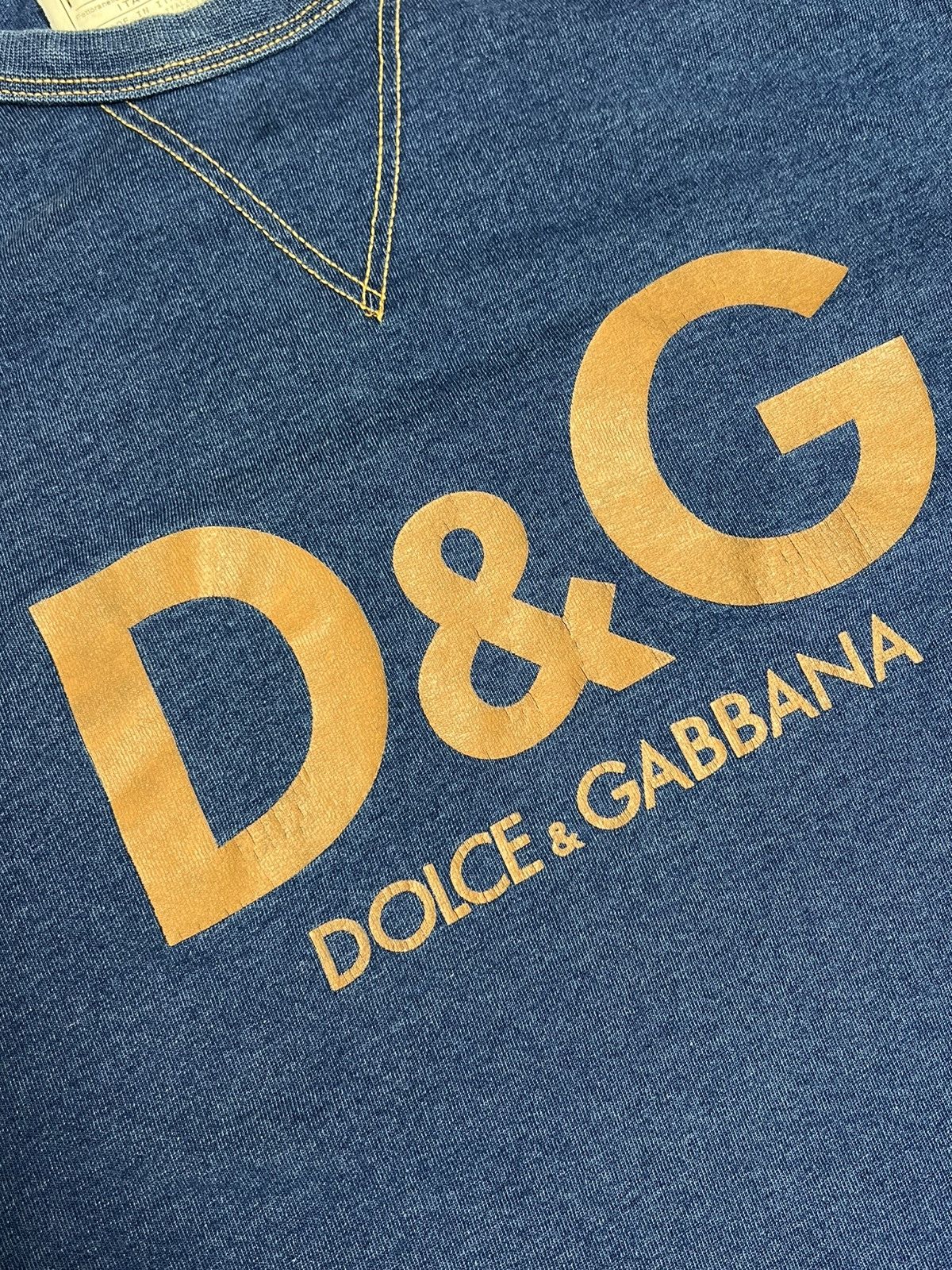 Dolce & Gabbana Archive D&G Dolce & Gabbana Jeans Raglan T-Shirt Ittierre Size XL / US 12-14 / IT 48-50 - 4 Thumbnail