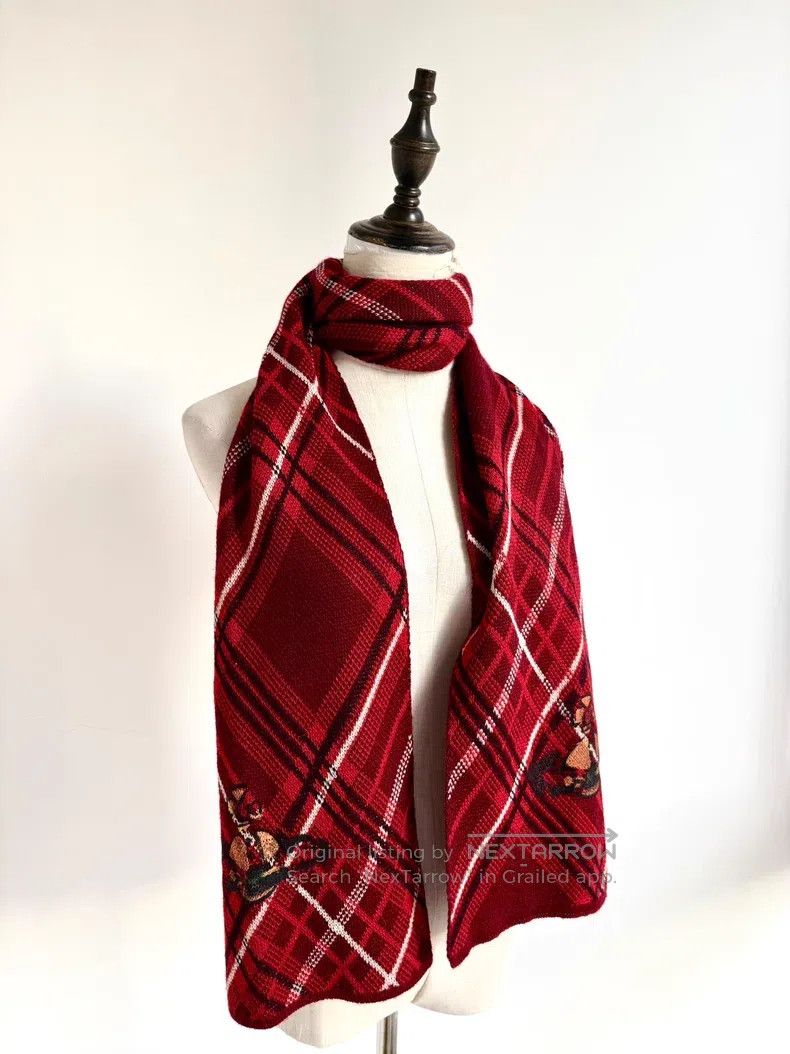 Vivienne Westwood Vivienne Westwood Vintage Red Christmas Plaid Graffiti Sat Size ONE SIZE - 3 Thumbnail
