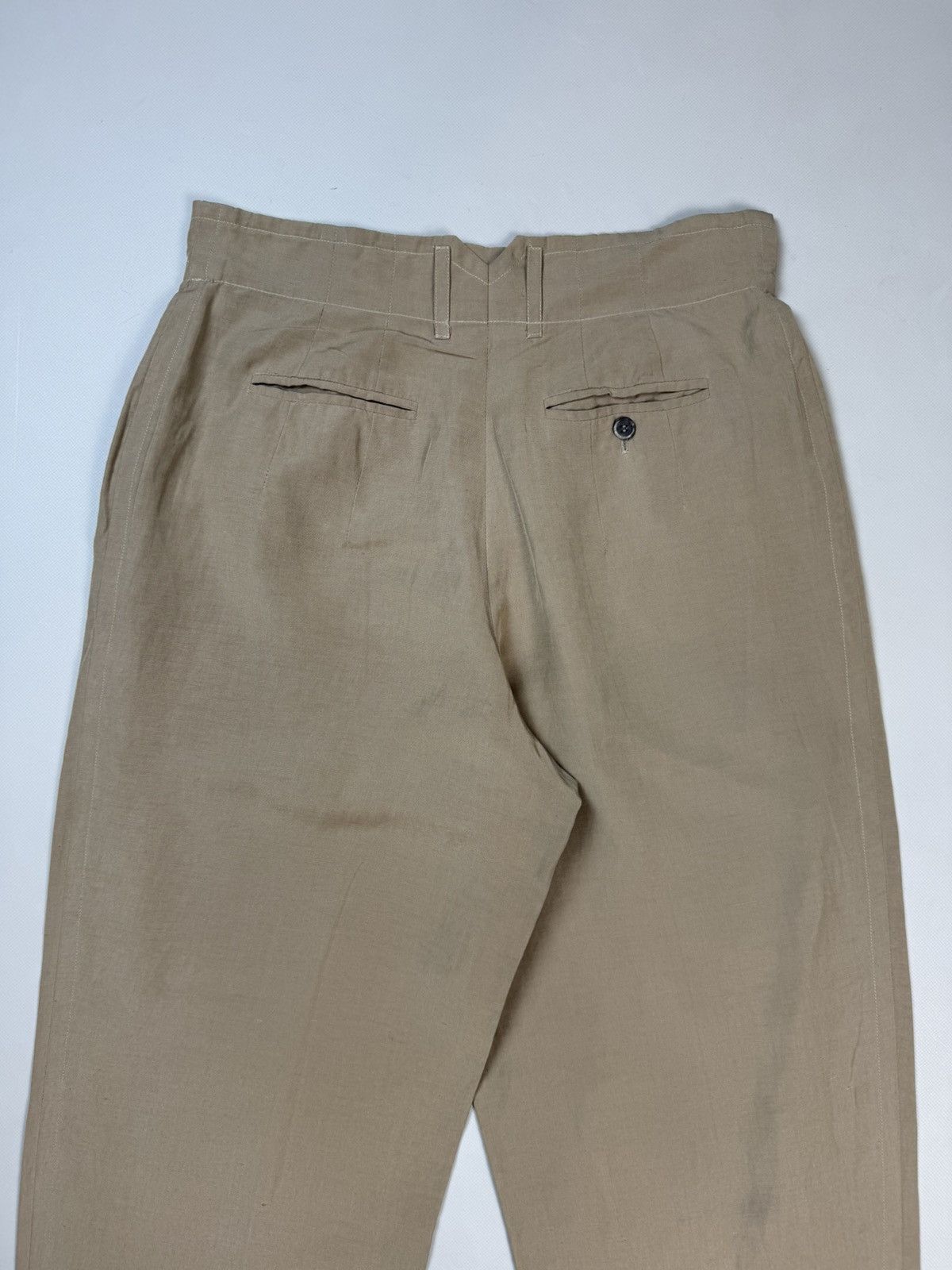 Jil Sander Jil Sander VTG Linen / Silk High Rise Dress Pants Trousers Size 28" / US 6 / IT 42 - 24 Thumbnail