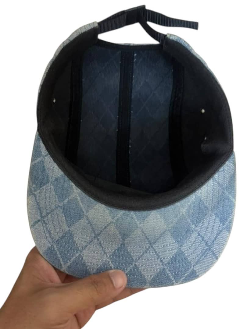 Supreme Supreme Denim Argyle Camp Cap Size ONE SIZE - 7 Thumbnail