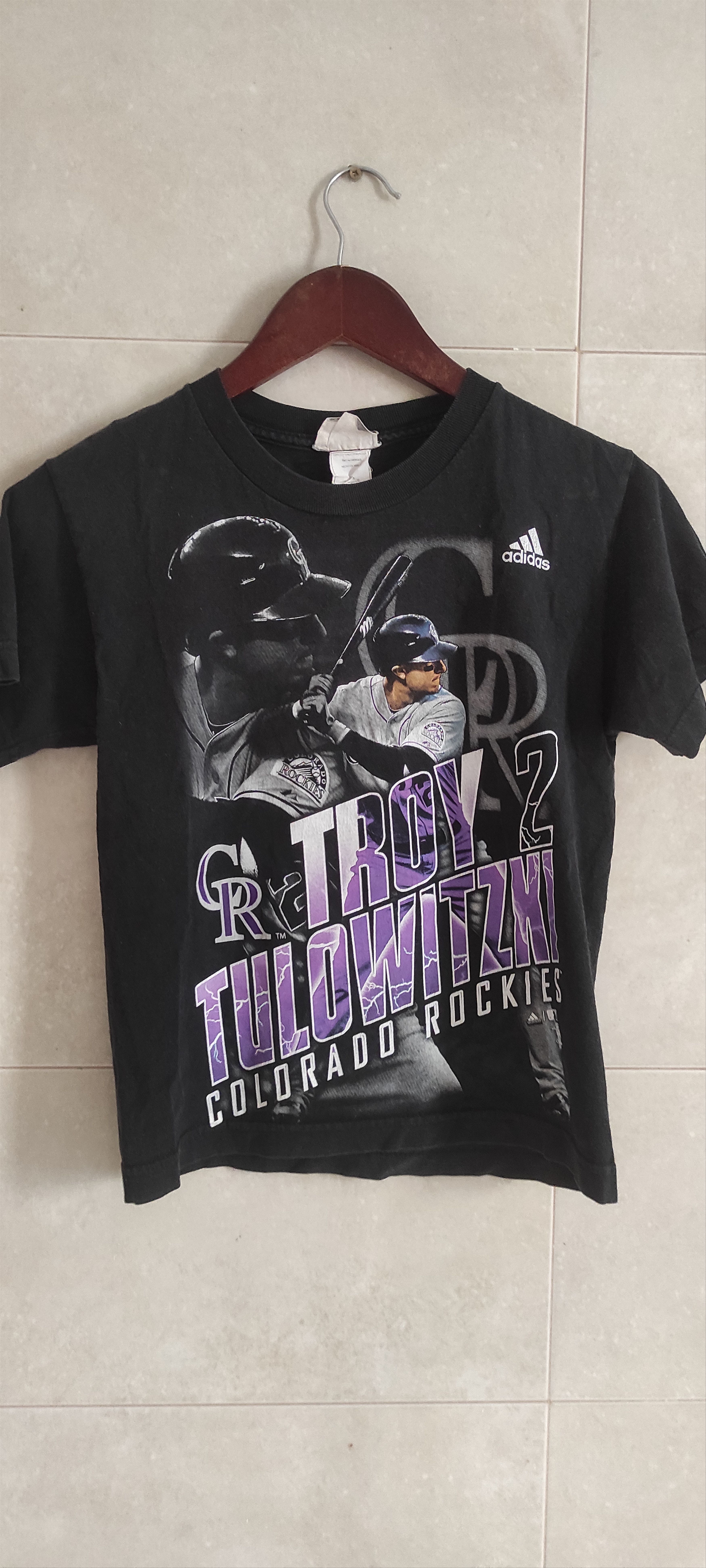 Adidas VTG Adidas Colorodo Rockies 1993 MLB T-shirt Size US S / EU 44-46 / 1 - 17 Thumbnail