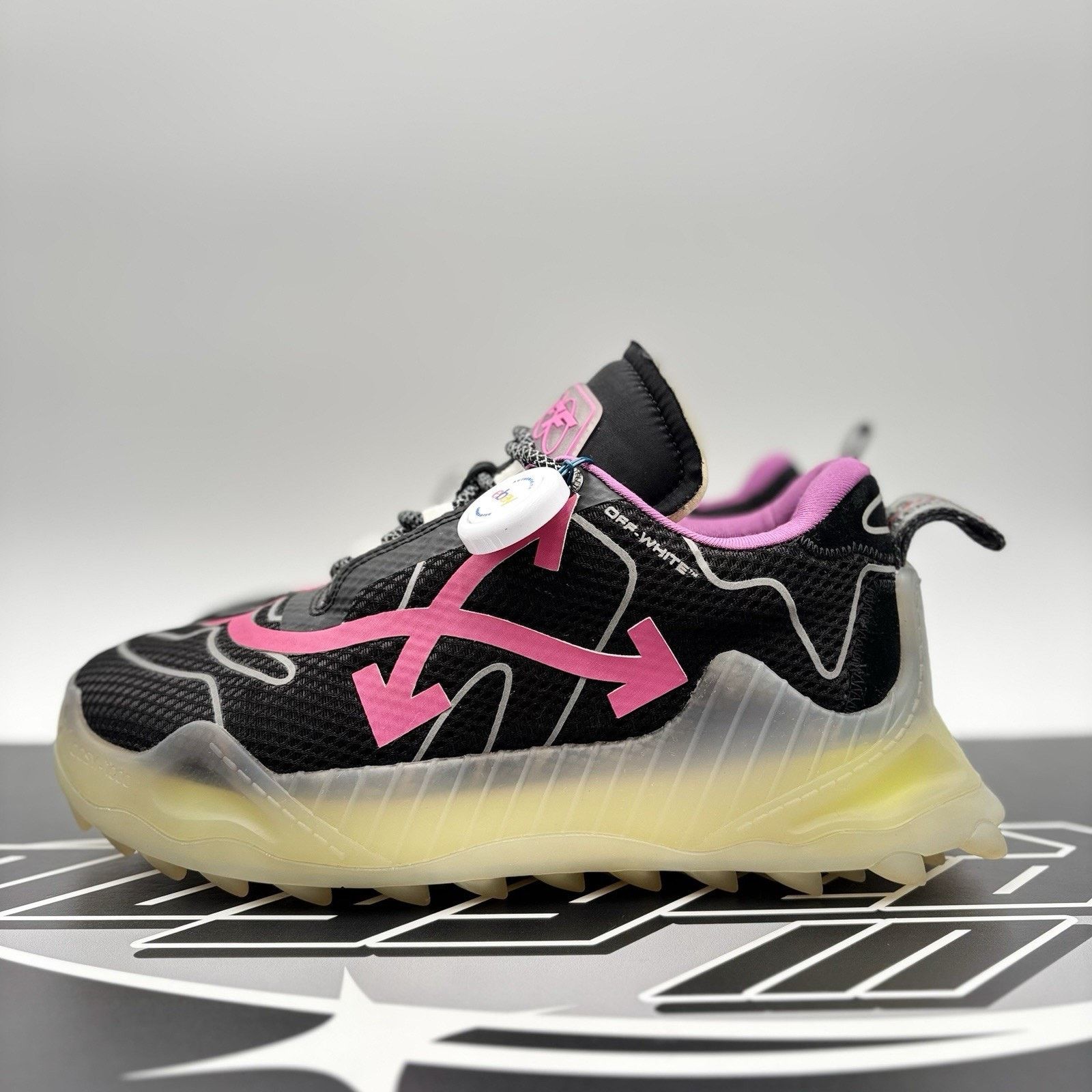 Off-White Off-White Odsy-1000 ' Transparent Fuchsia ' | SUPER CLEAN! Size US 9 / EU 42 - 1 Thumbnail