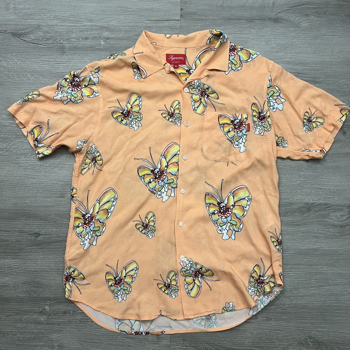 Supreme Supreme Gonz Butterfly Rayon Shirt Size US M / EU 48-50 / 2 - 2 Thumbnail
