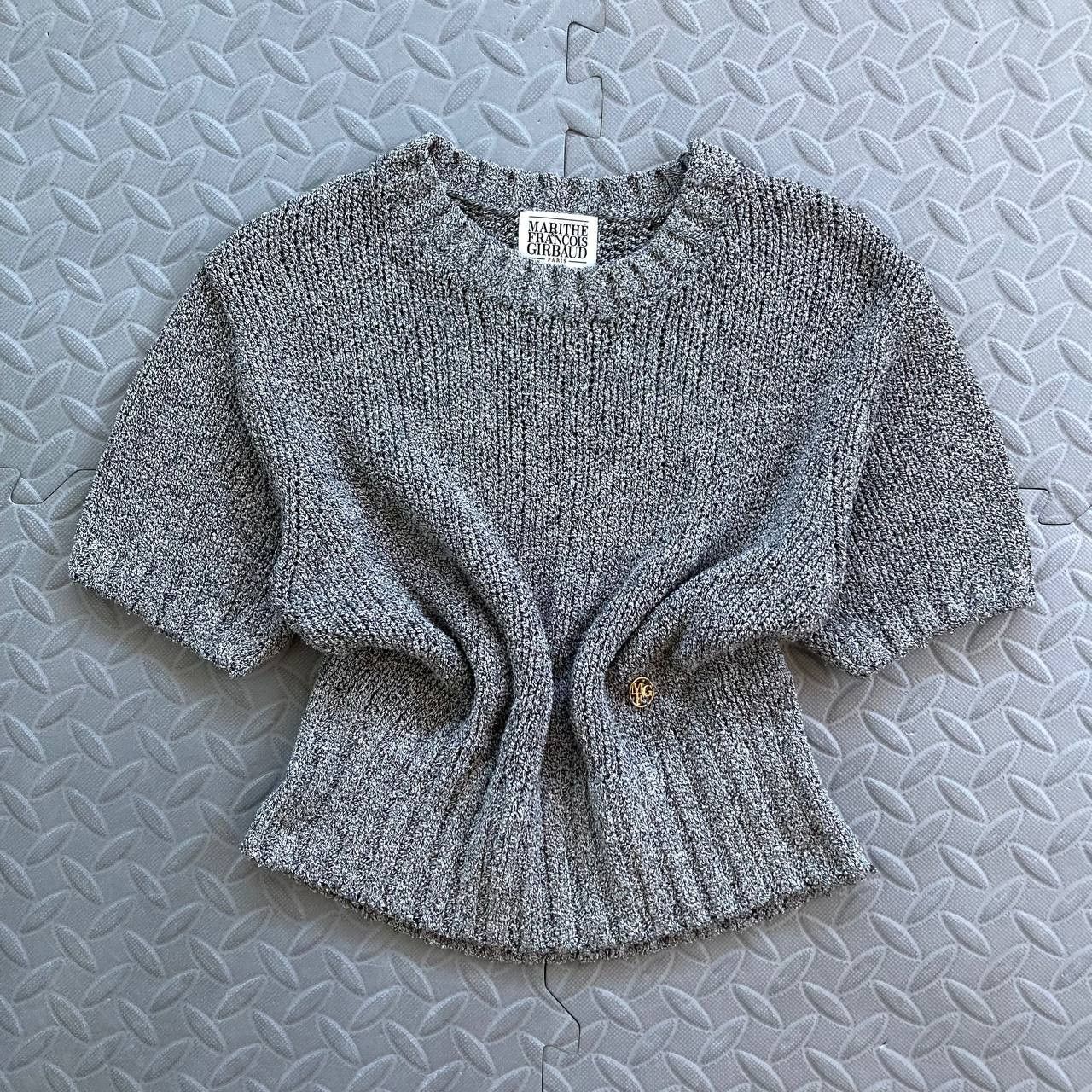 Marithe + Francois Girbaud Bouclé Knit Top Size S / US 4 / IT 40 - 1 Thumbnail