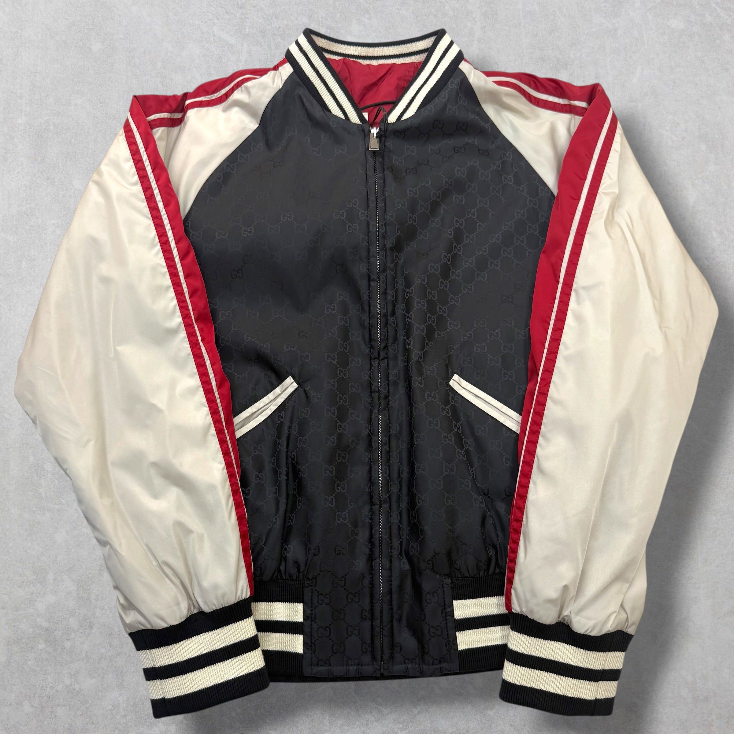 Gucci Gucci Jaquard GG Supreme Windbreaker Bomber 44 (XS) Size US XS / EU 42 / 0 - 1 Thumbnail