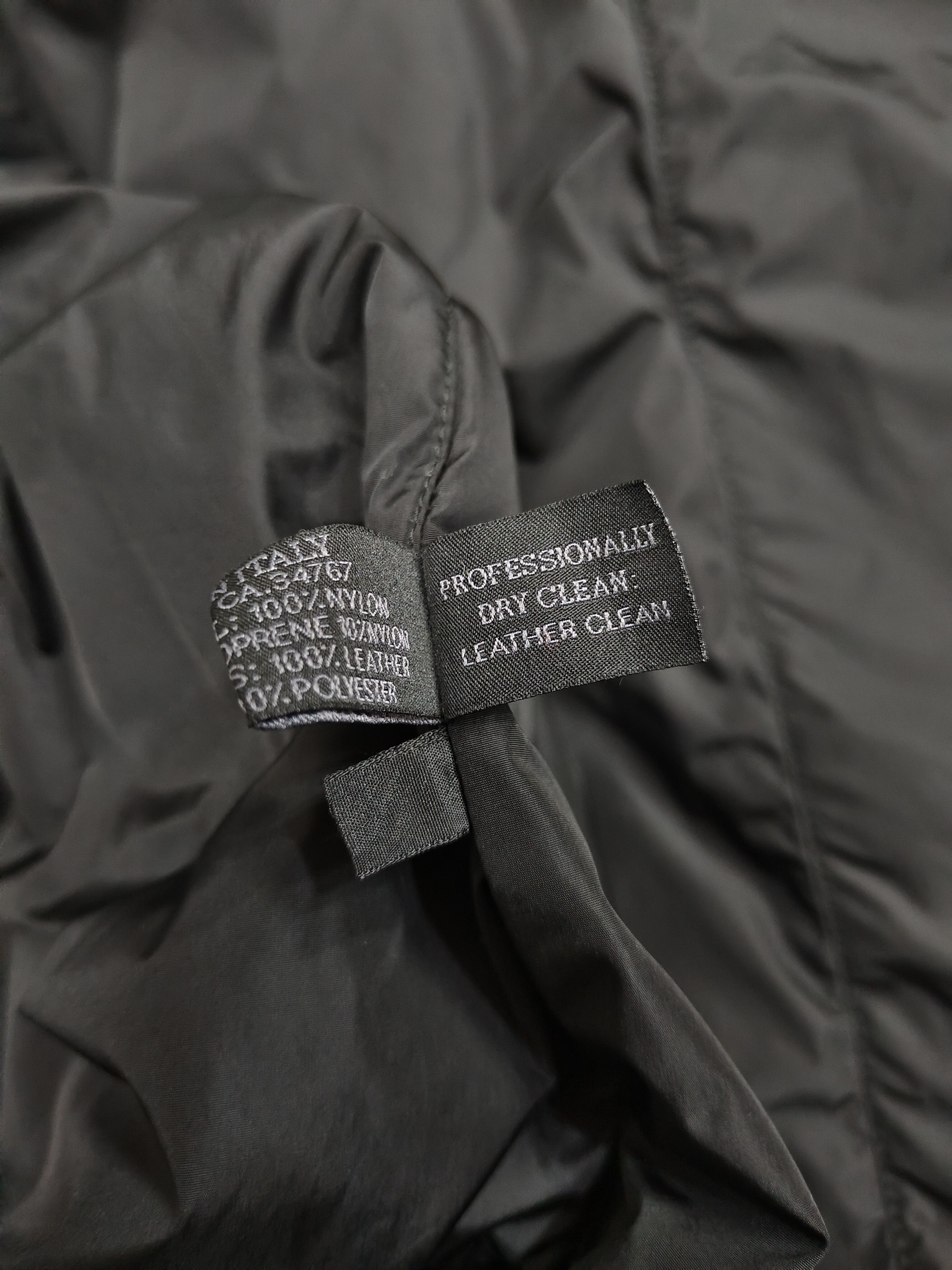 Prada 00s PRADA- Leather Shoulder Coat Archive Minimal Techwear Size M / US 6-8 / IT 42-44 - 10 Thumbnail