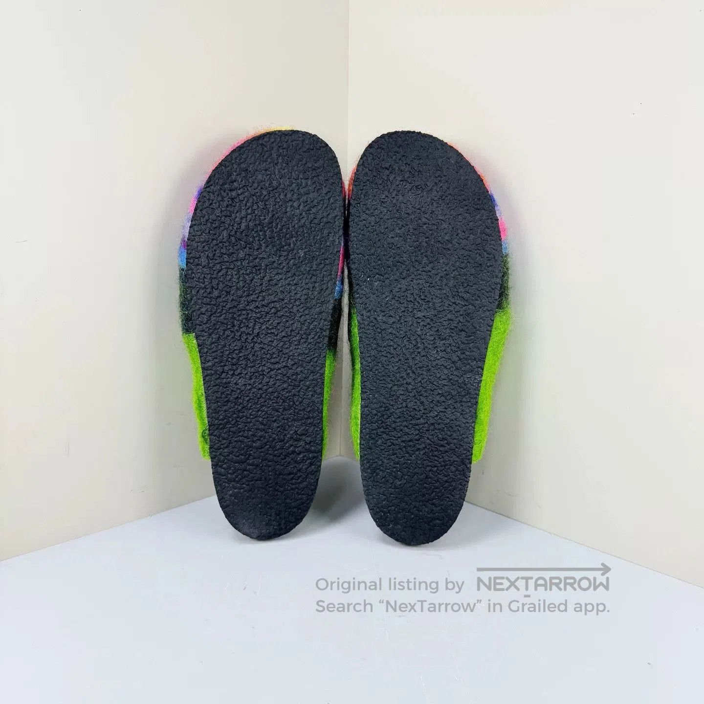 JW Anderson JW Anderson Colorful Felt Birkenstock Slippers. Size US 7 / EU 40 - 6 Thumbnail