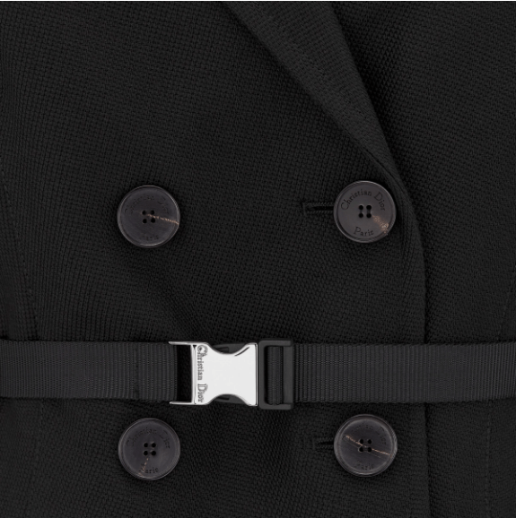 Dior o1w1db11225 421V38 Jacket and Vest in Black Size XS / US 0-2 / IT 36-38 - 3 Thumbnail