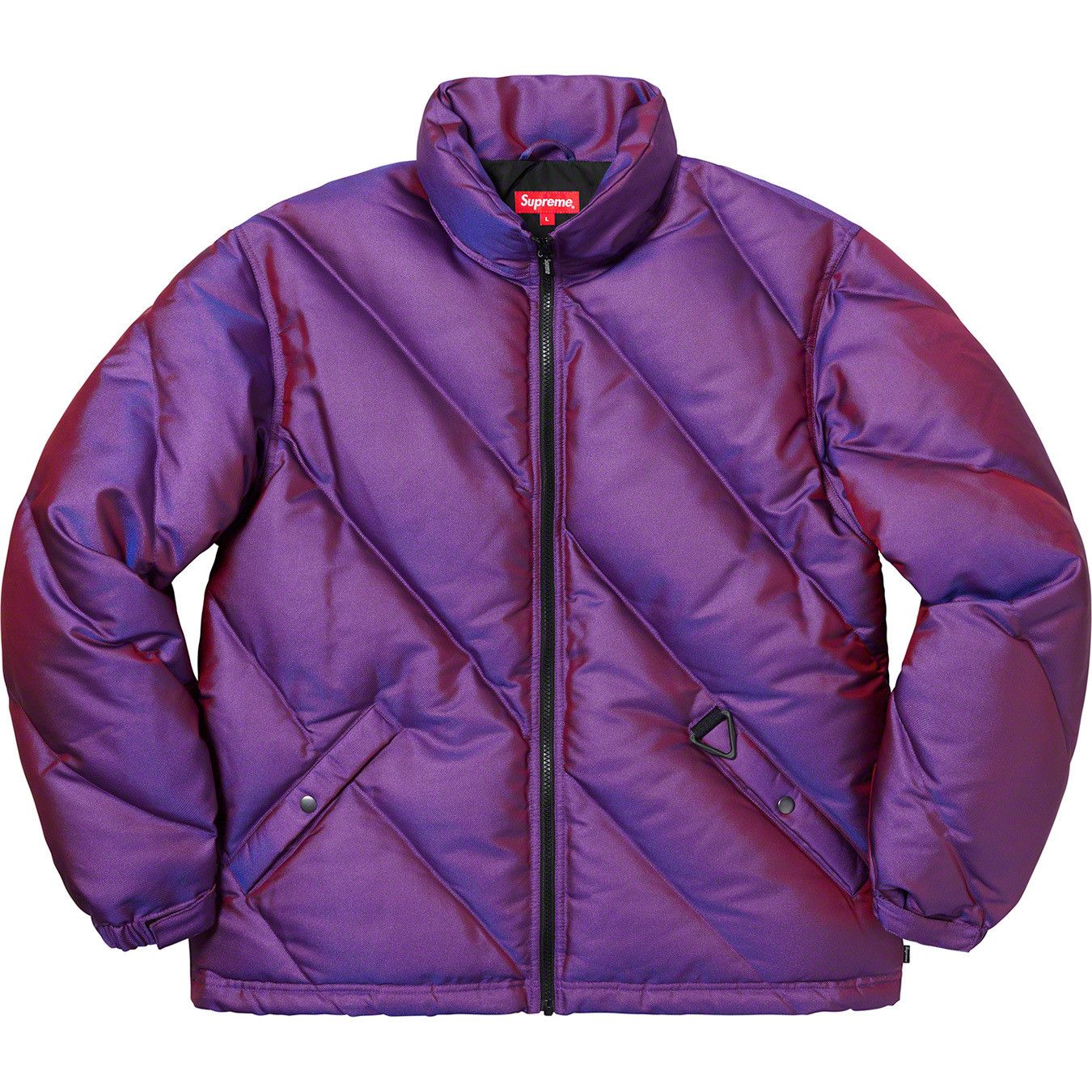 Supreme Supreme Iridescent Puffy Jacket Purple Medium Size | Grailed