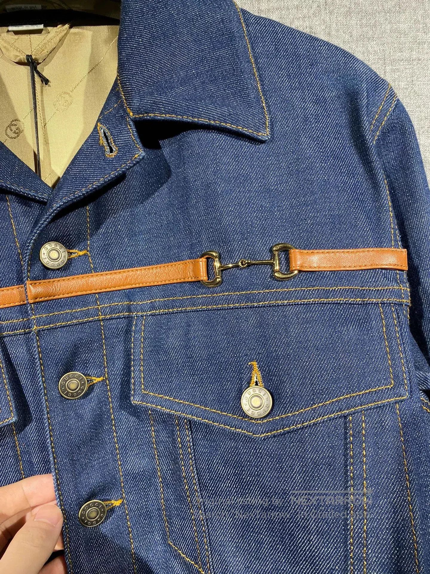 Gucci gucci men's denim jacket with tags. Size US L / EU 52-54 / 3 - 3 Thumbnail