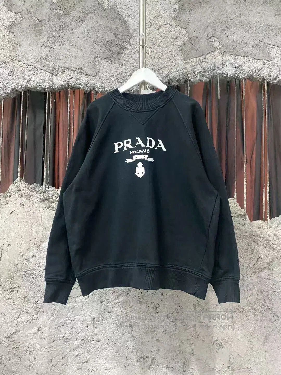 Prada black sweatshirt by Prada in size small. Size US S / EU 44-46 / 1 - 1 Thumbnail