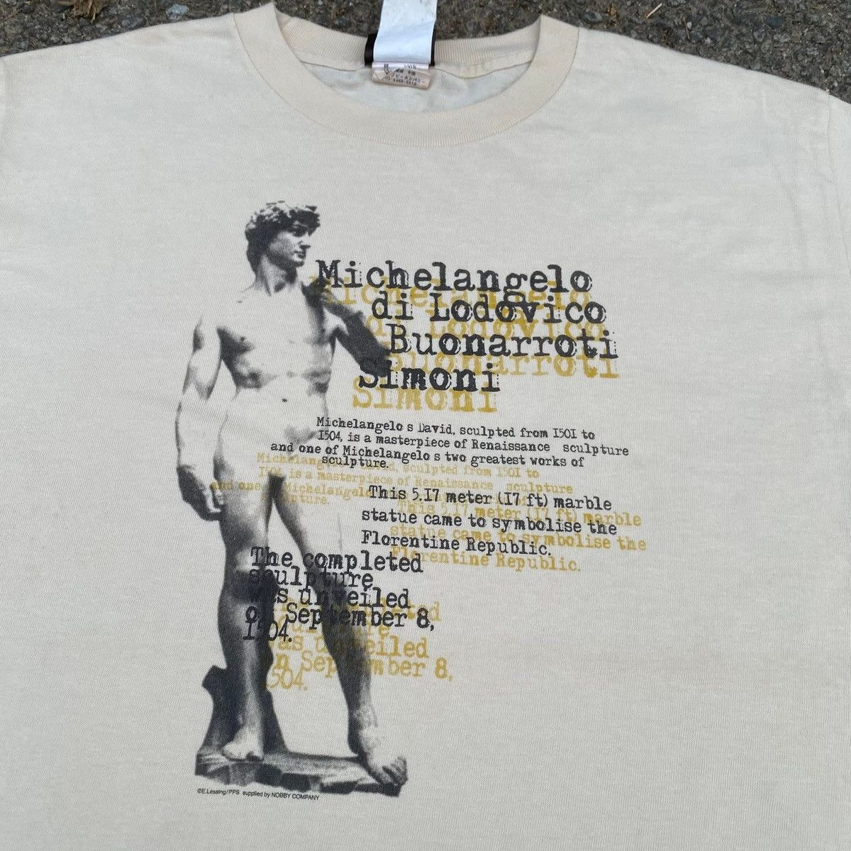 Vintage RARE ‼️ Michelangelo Size US L / EU 52-54 / 3 - 2 Thumbnail