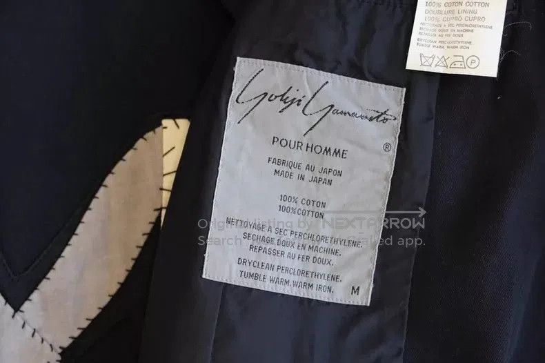 Yohji Yamamoto Yohji Yamamoto Letter Patch Jacket M Size Size US M / EU 48-50 / 2 - 7 Thumbnail
