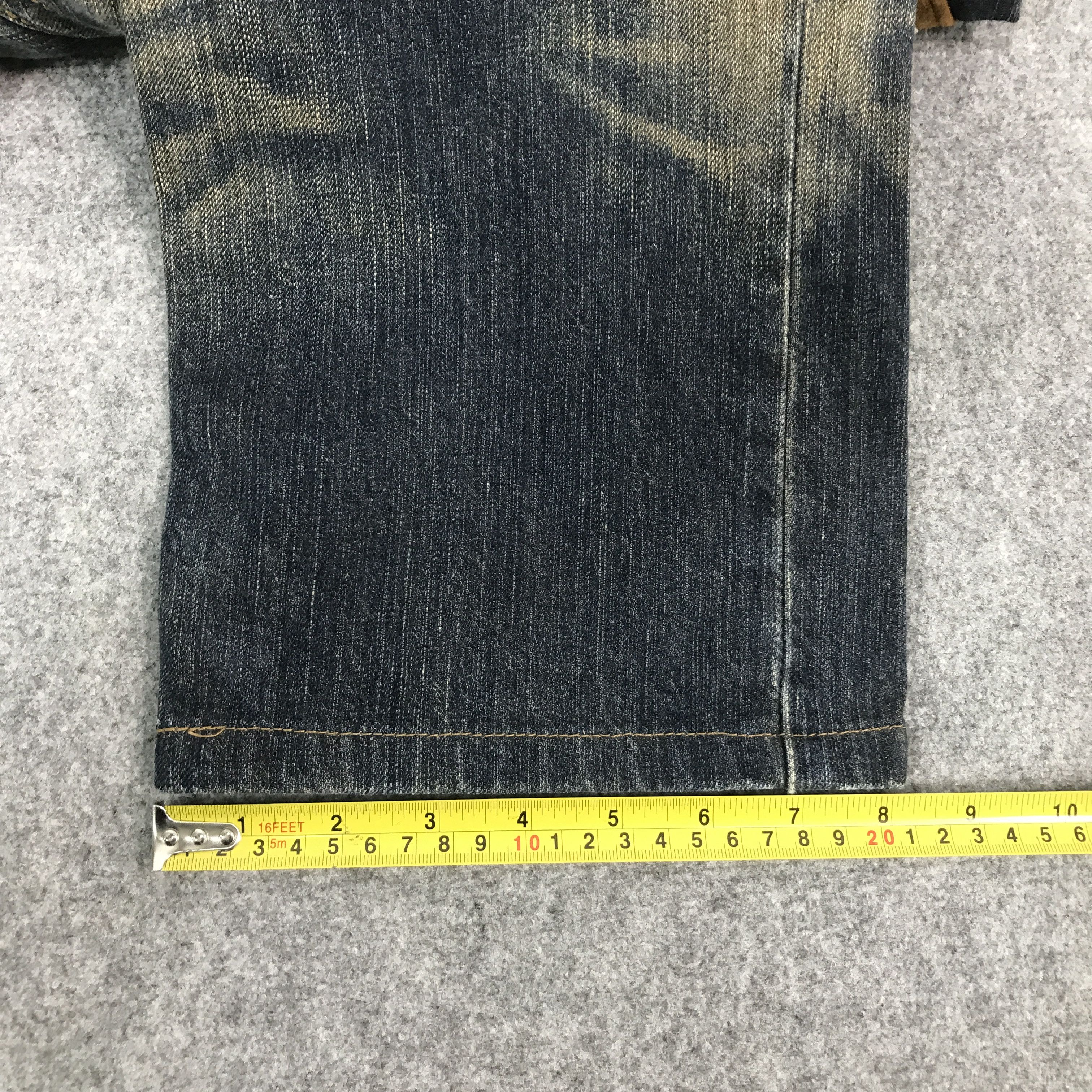 Designer × Edwin × Japanese Brand BAGGY EDWIN JAPAN RUSTY DENIM JEANS Size US 32 / EU 48 - 13 Thumbnail