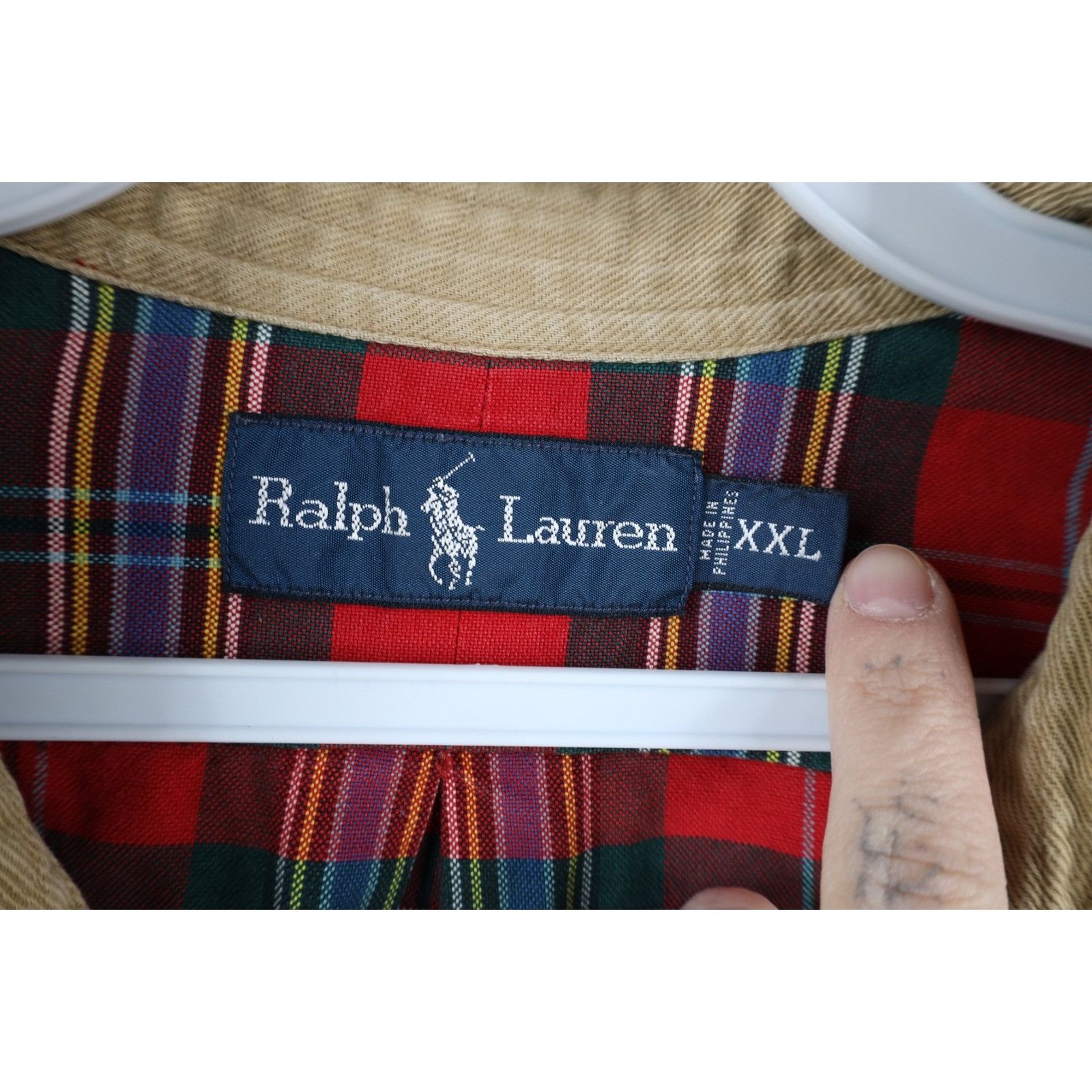 Polo Ralph Lauren Vintage 90s Ralph Lauren Heavyweight Button Down Shirt Size US XXL / EU 58 / 5 - 8 Thumbnail