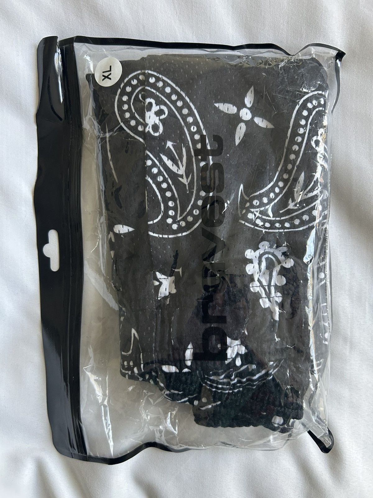 Bravest Studios Bravest Studios Paisley Mesh Shorts Black AOP XL Size US 34 / EU 50 - 1 Thumbnail