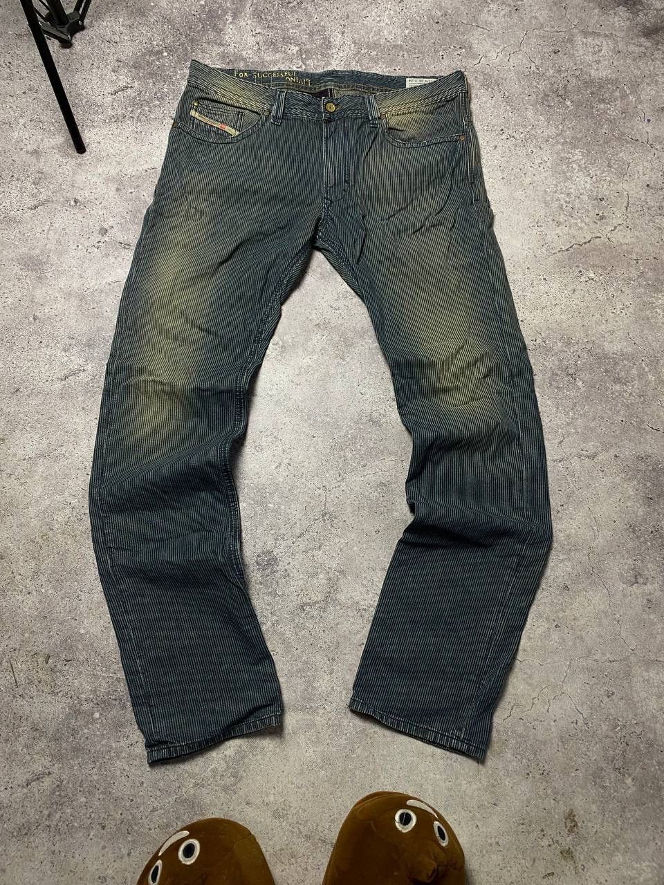 Diesel × If Six Was Nine × Le Grande Bleu (L.G.B.) Vintage Diesel Thavar Junya Watanabe style Faded Pants Size US 36 / EU 52 - 1 Thumbnail