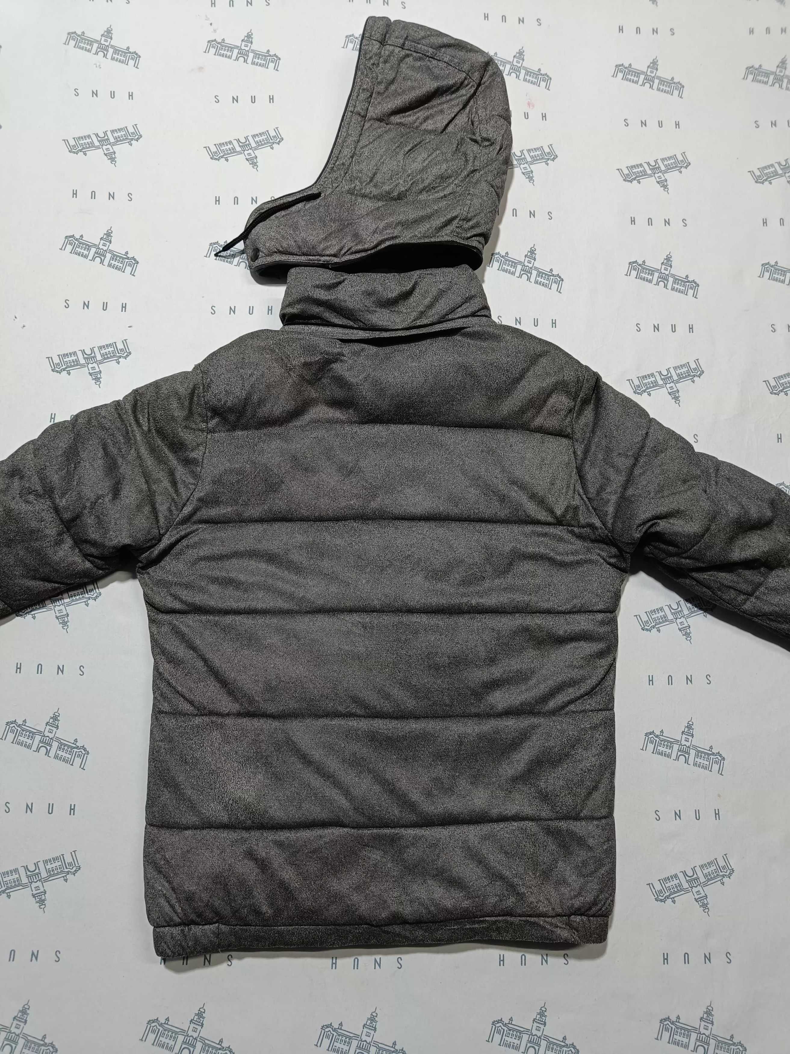 Japanese Brand MEN BAT-SU ZIPPER BUTTON UP HOODIE PUFFER JACKET Size US M / EU 48-50 / 2 - 9 Thumbnail