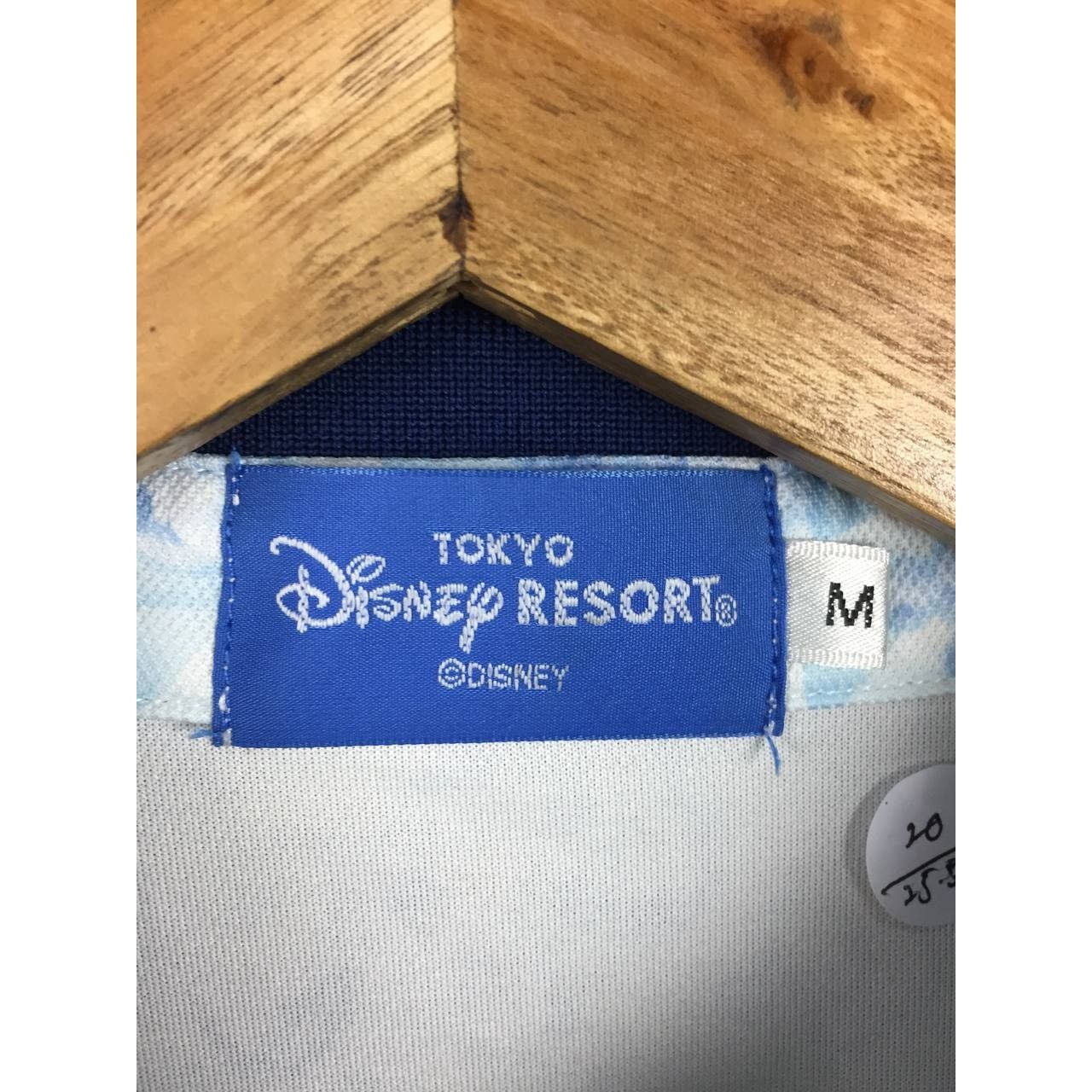 Cartoon Network × Disney × Vintage Vtg Tokyo Disneyland Resort Mickey Patterned Polo Tee Size US M / EU 48-50 / 2 - 9 Thumbnail