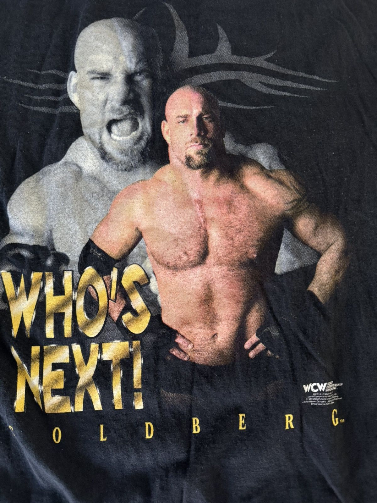 WCW/nWo 90s WCW goldberg who’s next authentic wrestling t sweatshirt Size US M / EU 48-50 / 2 - 8 Thumbnail
