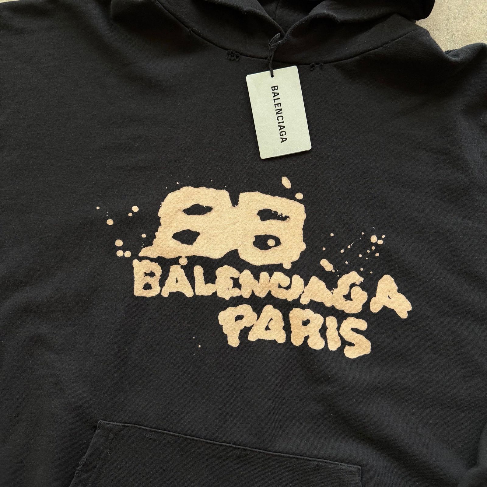 Balenciaga Mens Balenciaga Hand Drawn BB Icon Hoodie Brand New Size US XS / EU 42 / 0 - 2 Thumbnail
