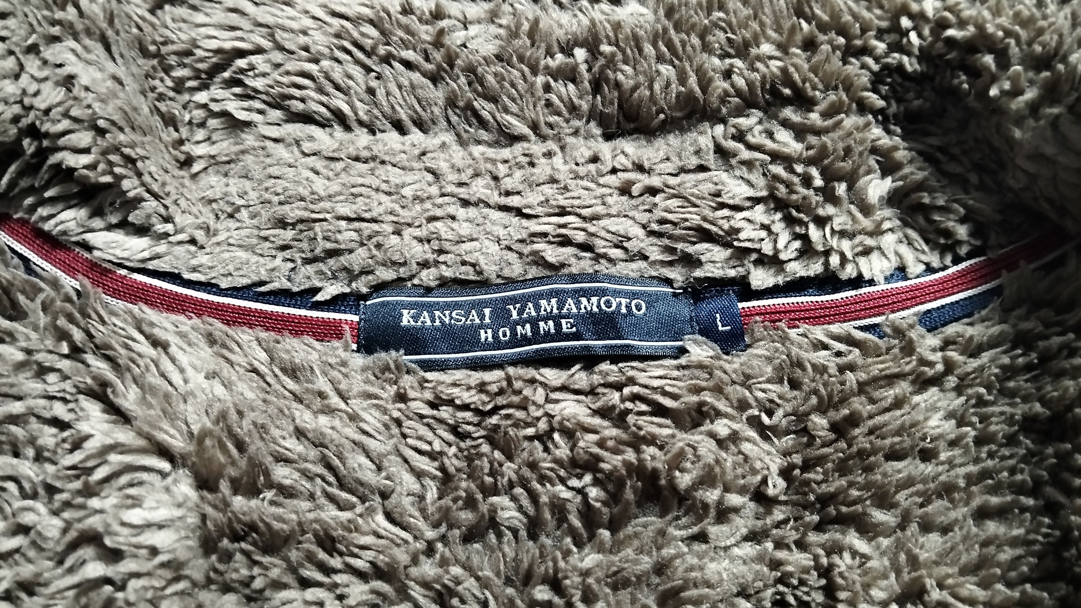 Japanese Brand × Kansai Yamamoto × Vintage 🔥 Kansai Yamamoto Homme Fleece Jacket 🔥 Size US L / EU 52-54 / 3 - 3 Thumbnail