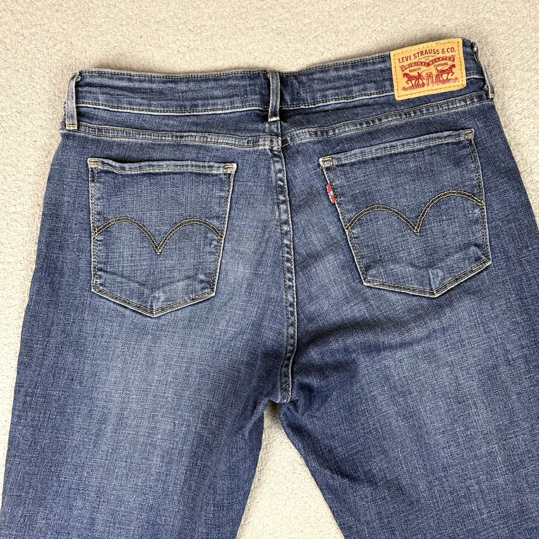 Levi's VINTAGE Levi's 711 Jeans Mens 32x30 Blue Denim Skinny 5-Pocket Design Stretch Comfort Size US 32 / EU 48 - 6 Thumbnail
