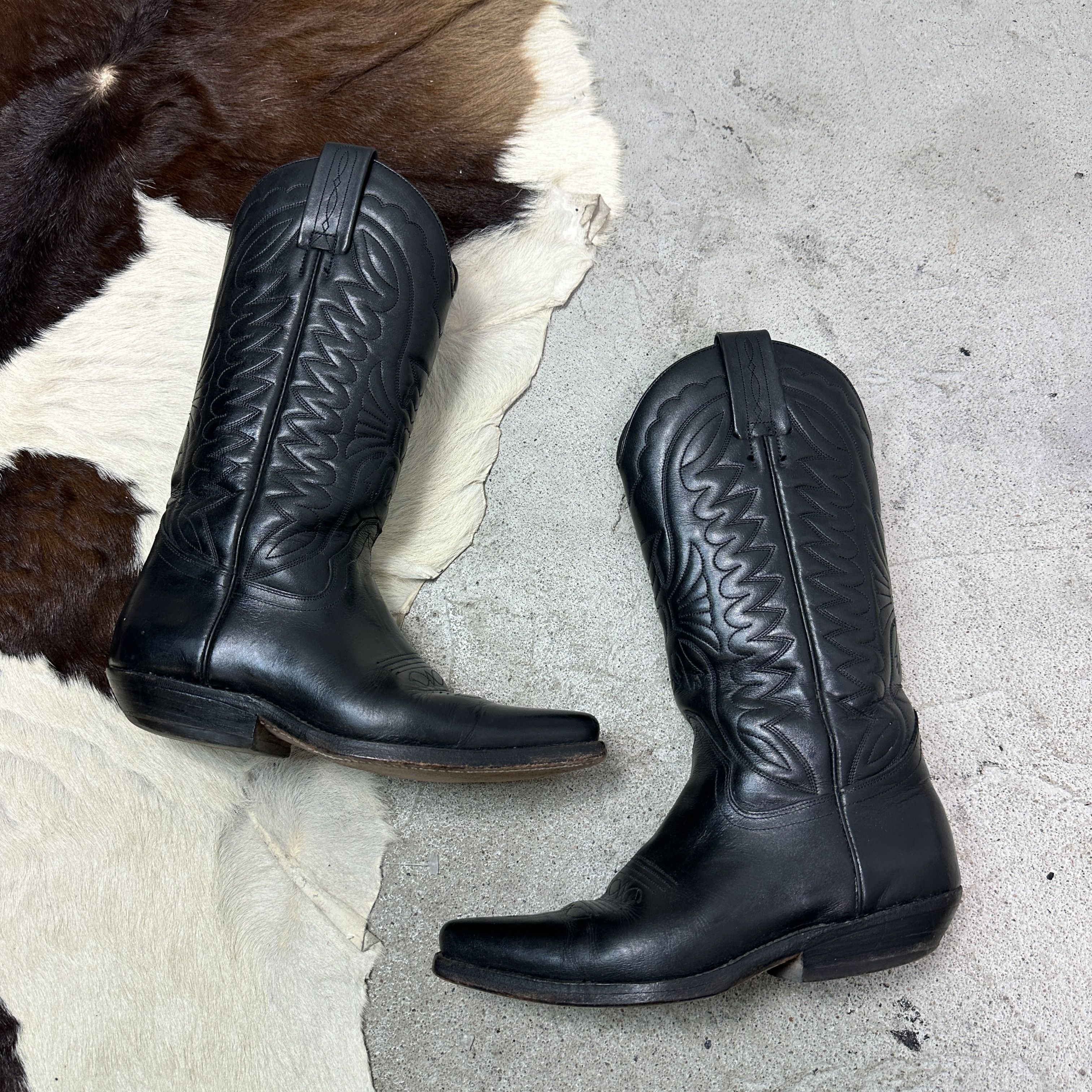 Vintage Vintage Leather Western Tony Mora Cowboy Boots Y2K Size US 7 / IT 37 - 9 Thumbnail