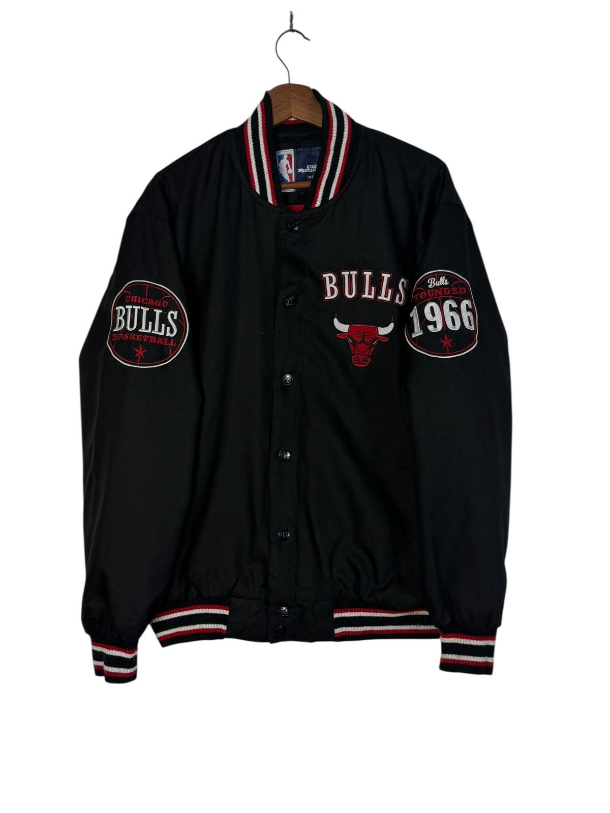 NBA Vintage 90s Chicago Bulls Varsity Jacket Size US XL / EU 56 / 4 - 1 Thumbnail