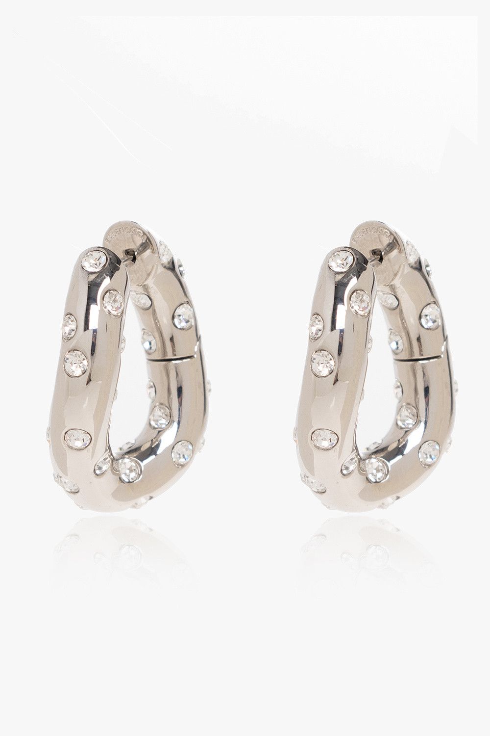 Balenciaga o1bcso1str0225 Size: OS / Loop Dots Earrings in Silver Size ONE SIZE - 1 Thumbnail