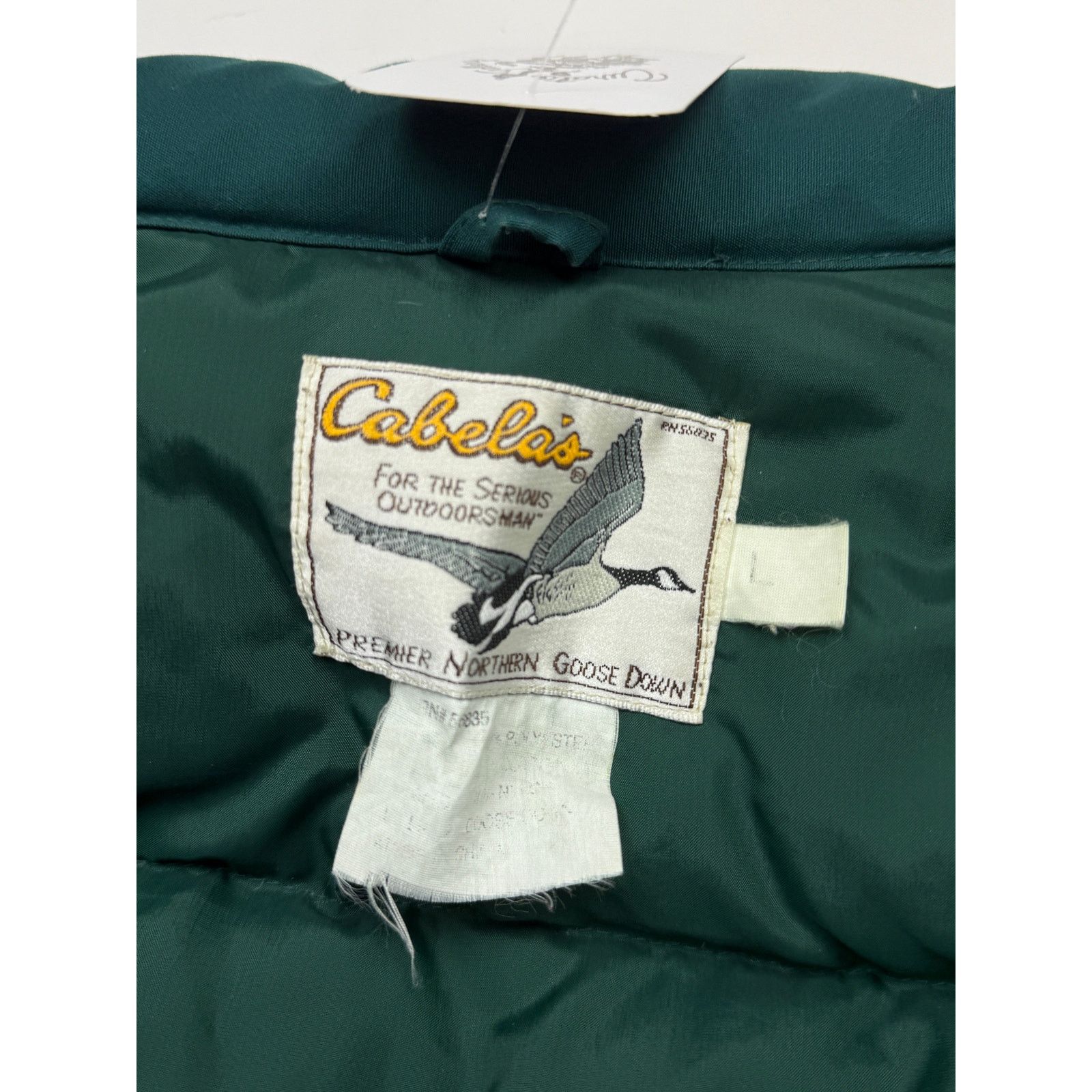 Vintage Vintage 90s Cabelas Goose Down Puffer Insulated Vest Size L Size US L / EU 52-54 / 3 - 3 Thumbnail