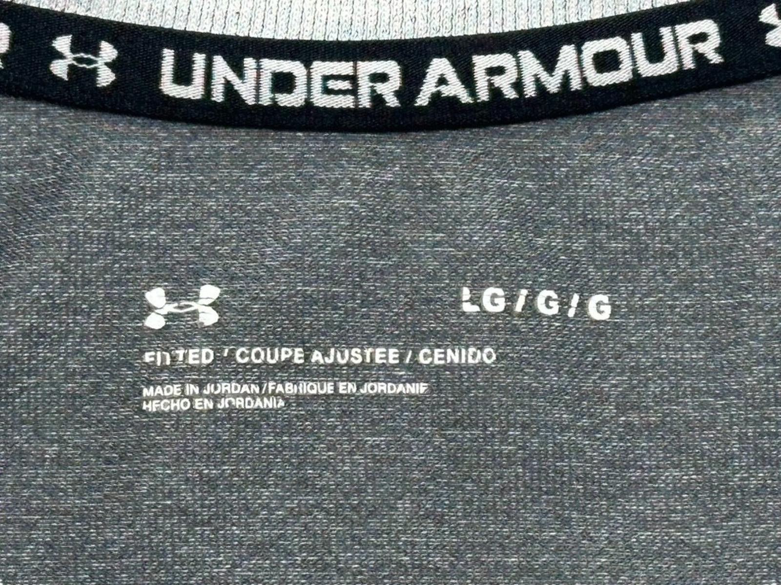 Under Armour Under Armour Fitted Crew Lightweight Pullover Gray Mens L Size US L / EU 52-54 / 3 - 5 Thumbnail