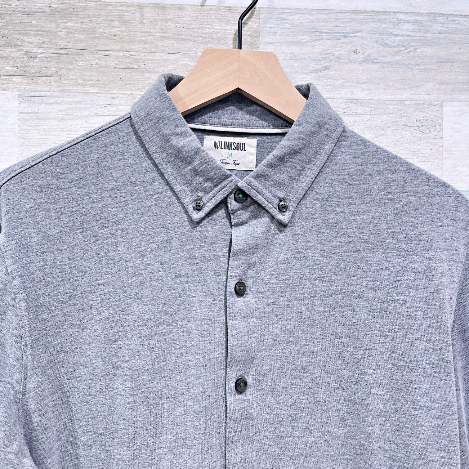 Other Tidewater Building LINKSOUL Jersey Button Down Shirt Gray M Size US M / EU 48-50 / 2 - 2 Thumbnail